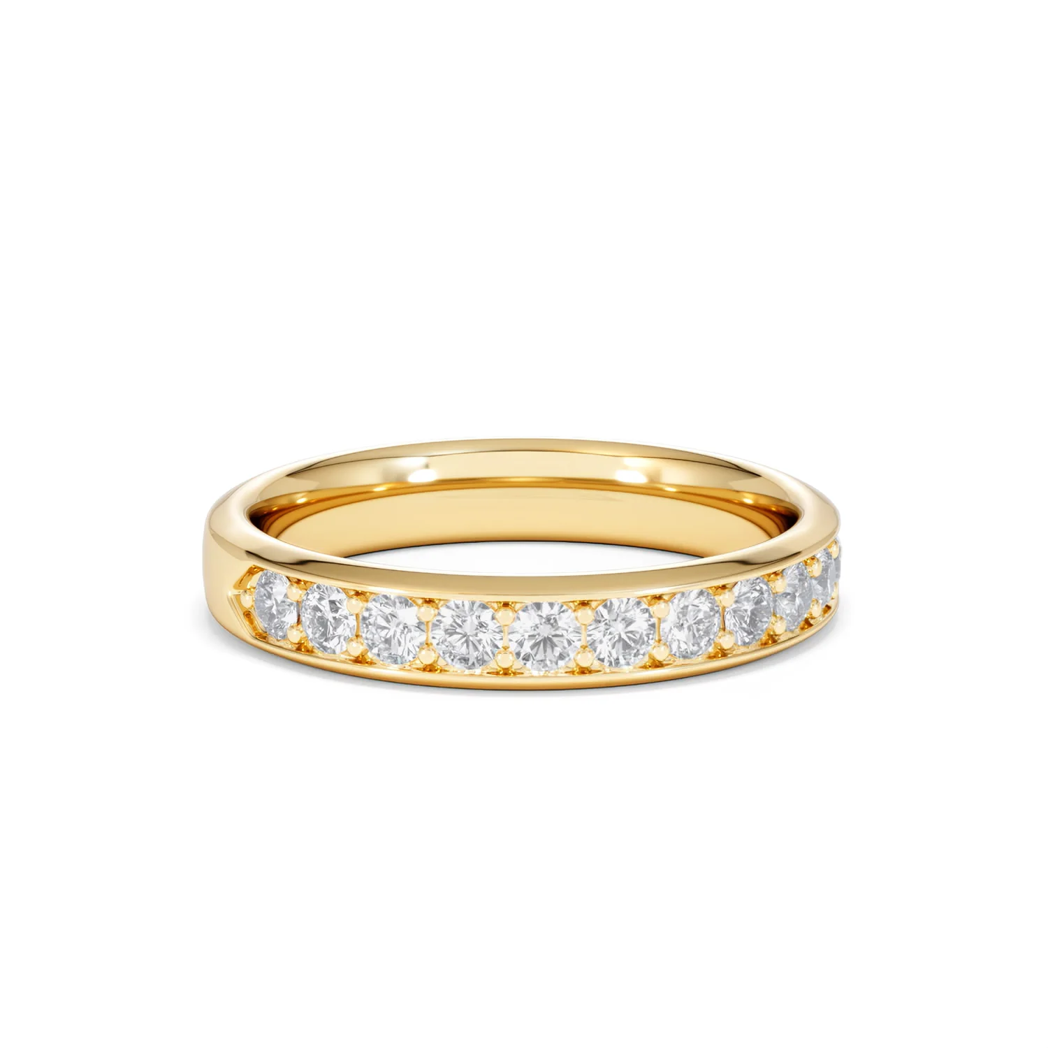 Lab Diamond Heritage Half Eternity Ring 0.50ct H/SI in 9K Gold - Image 15