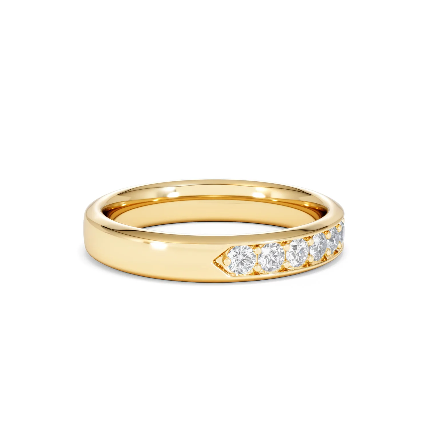 Lab Diamond Heritage Half Eternity Ring 0.50ct H/SI in 9K Gold - Image 29