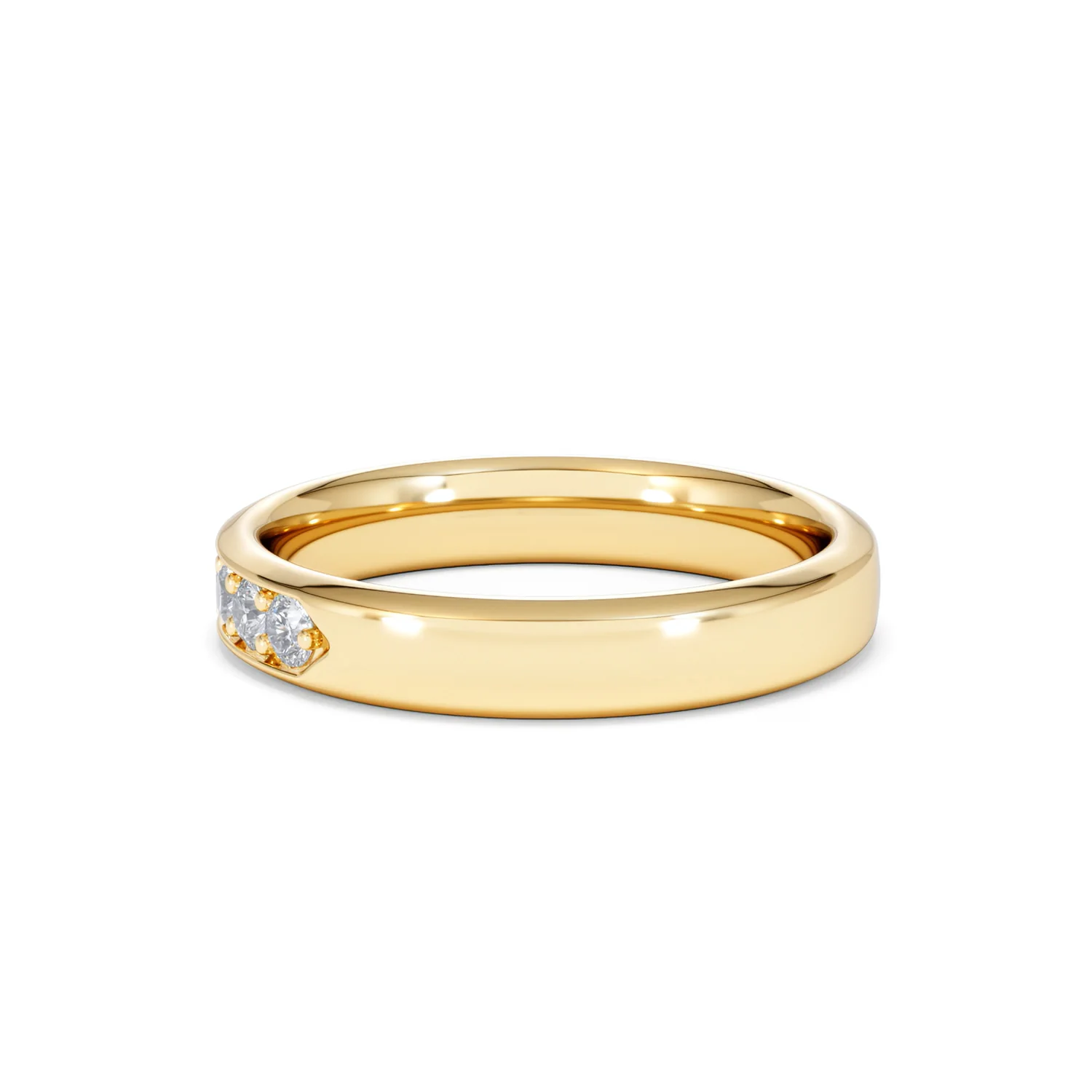 Lab Diamond Heritage Half Eternity Ring 0.50ct H/SI in 9K Gold - Image 64