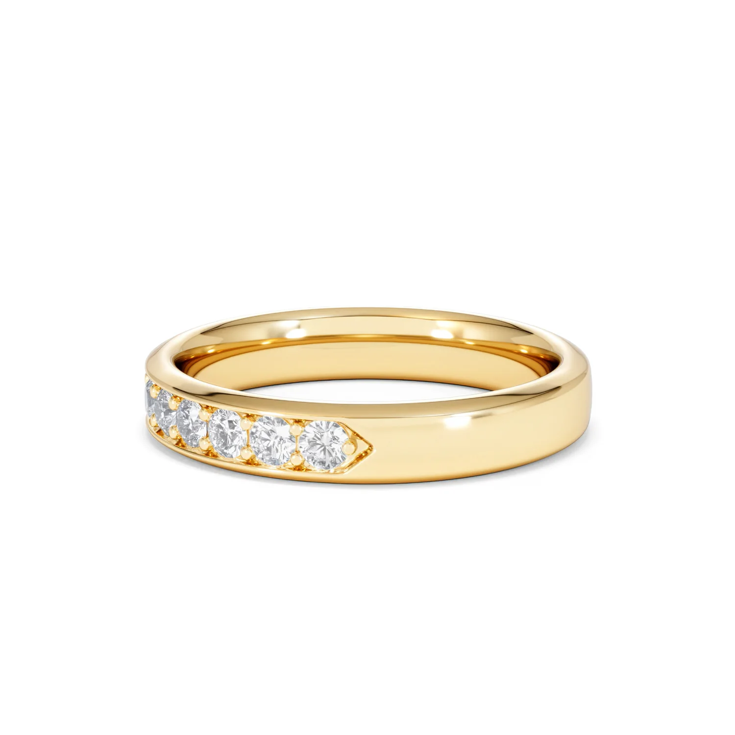 Lab Diamond Heritage Half Eternity Ring 0.50ct H/SI in 9K Gold - Image 73
