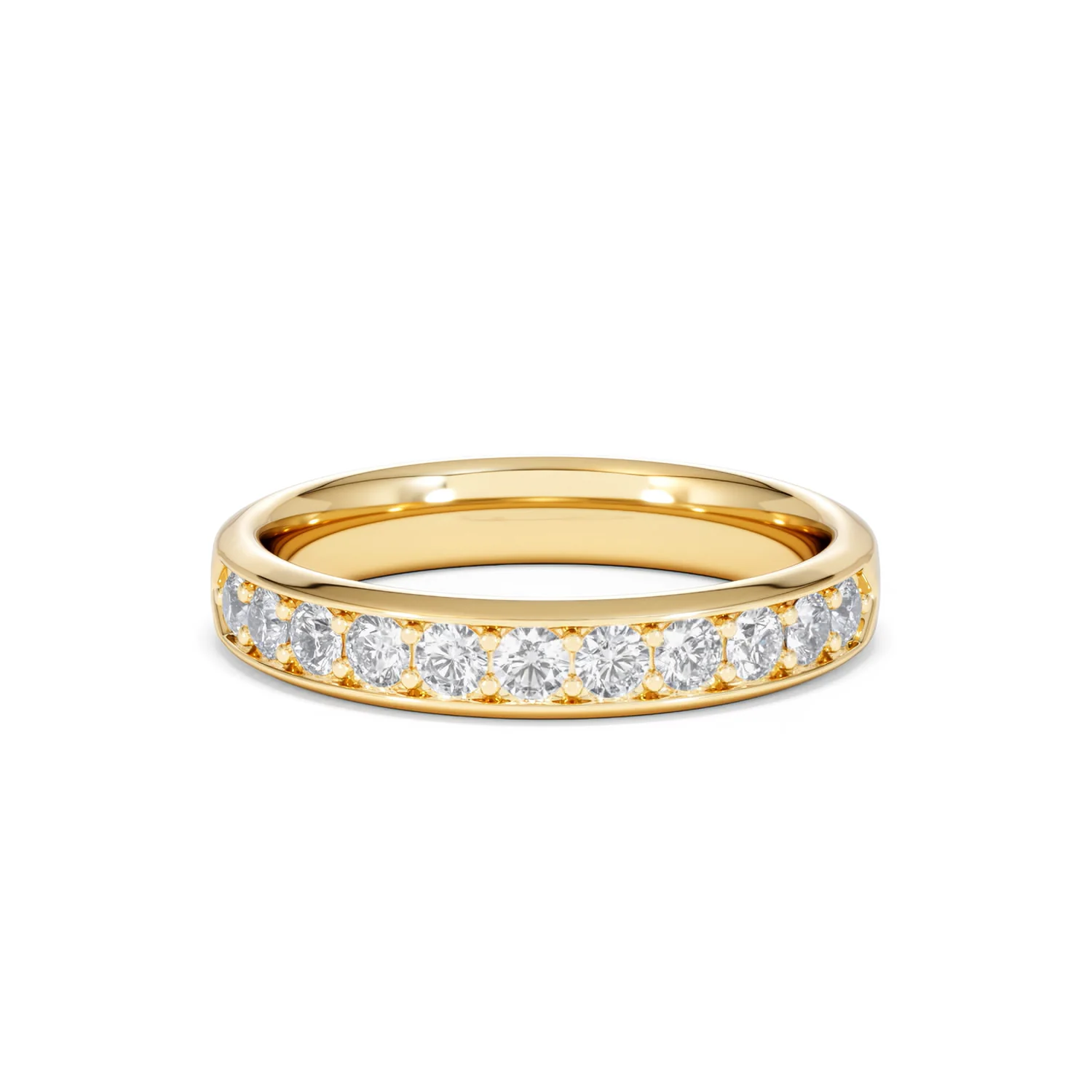 Lab Diamond Heritage Half Eternity Ring 0.50ct H/SI in 9K Gold - Image 90