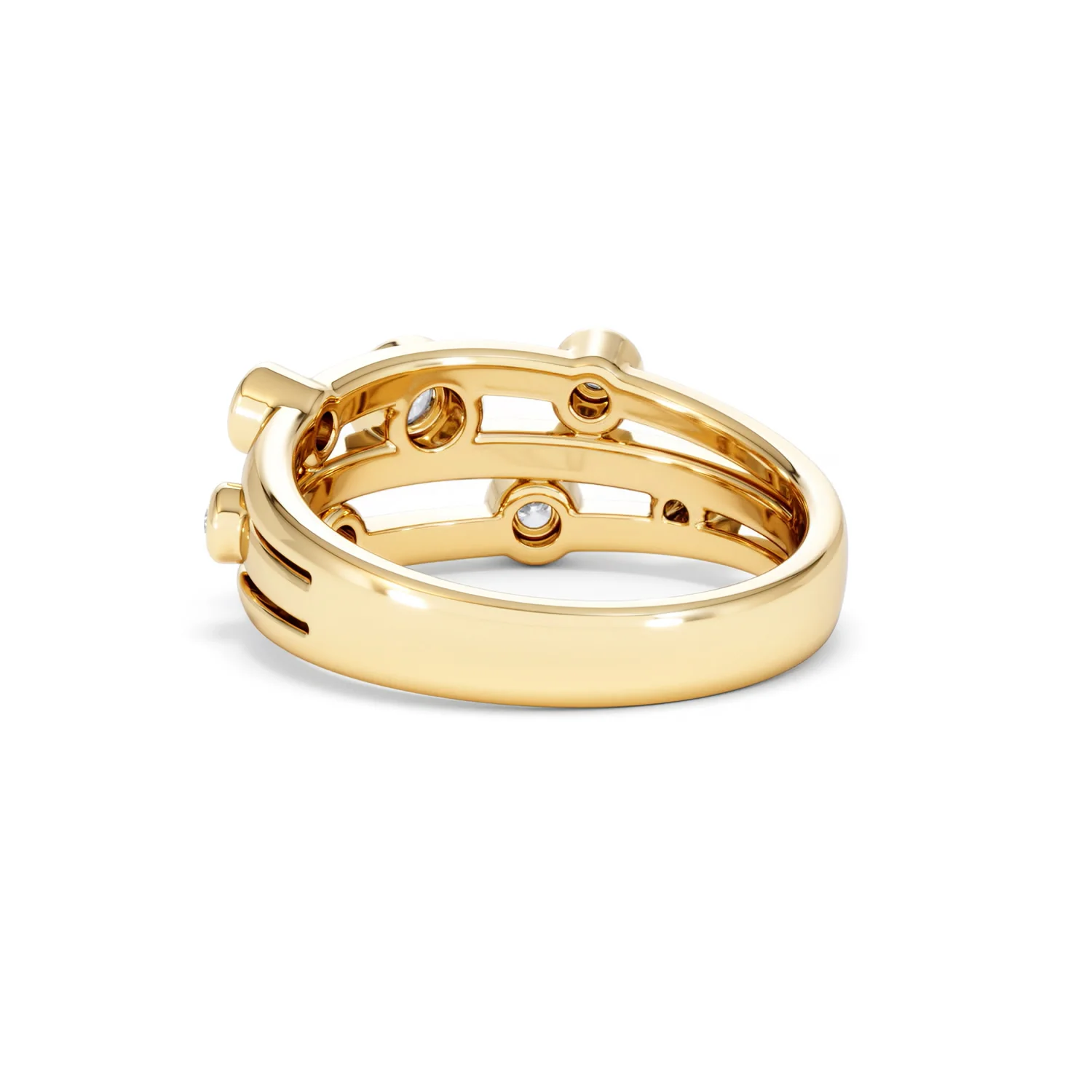 Lab Diamond Rain Drop Ring 0.25ct in 18K Gold Vermeil - Image 56