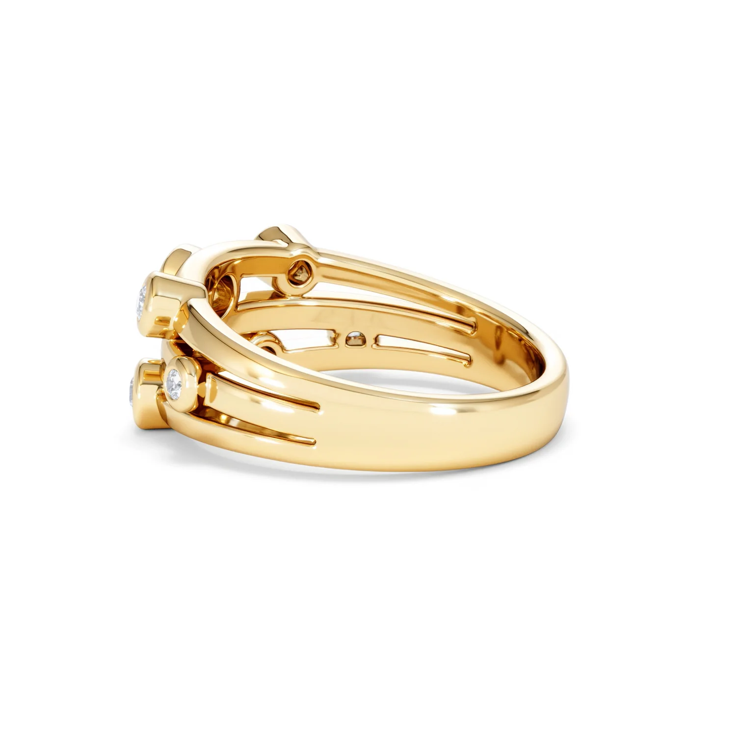 Lab Diamond Rain Drop Ring 0.25ct in 18K Gold Vermeil - Image 64