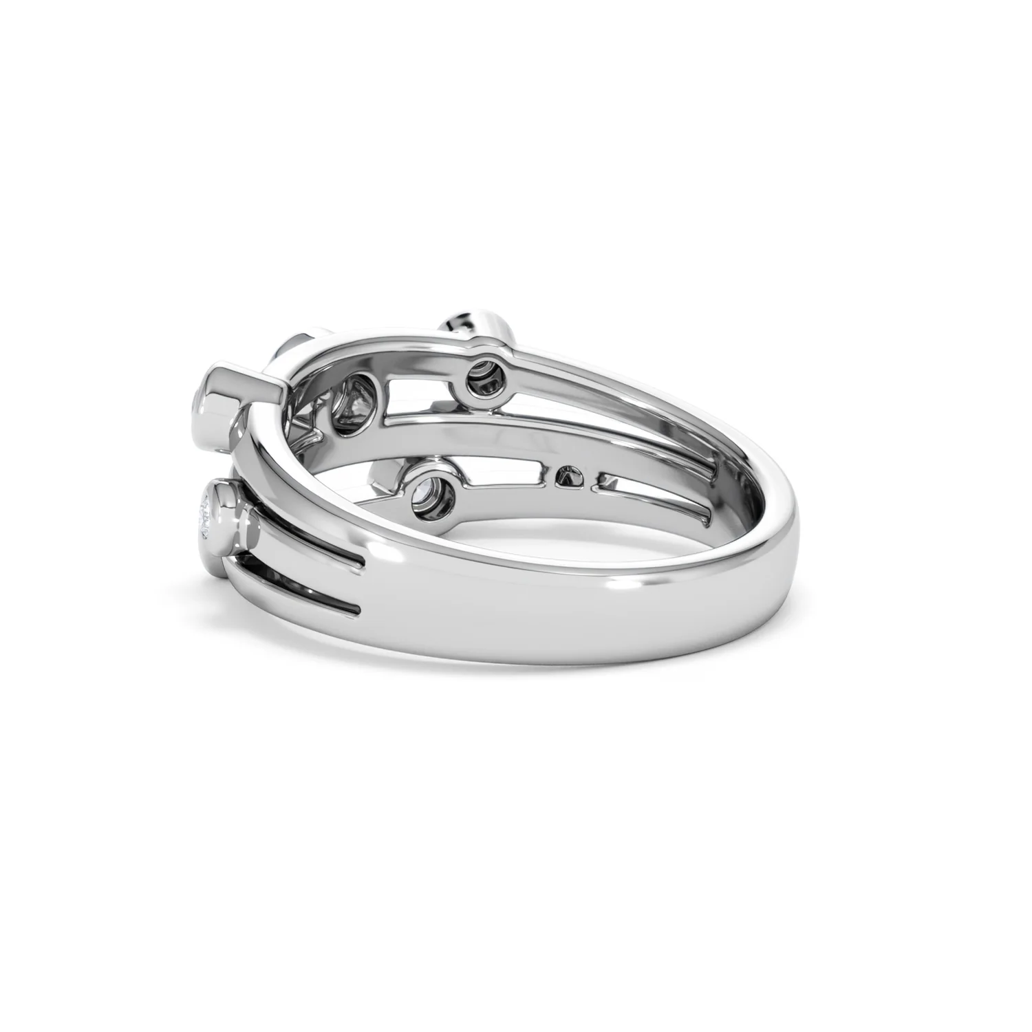 Lab Diamond Rain Drop Ring 0.25ct in 925 Silver - Image 59