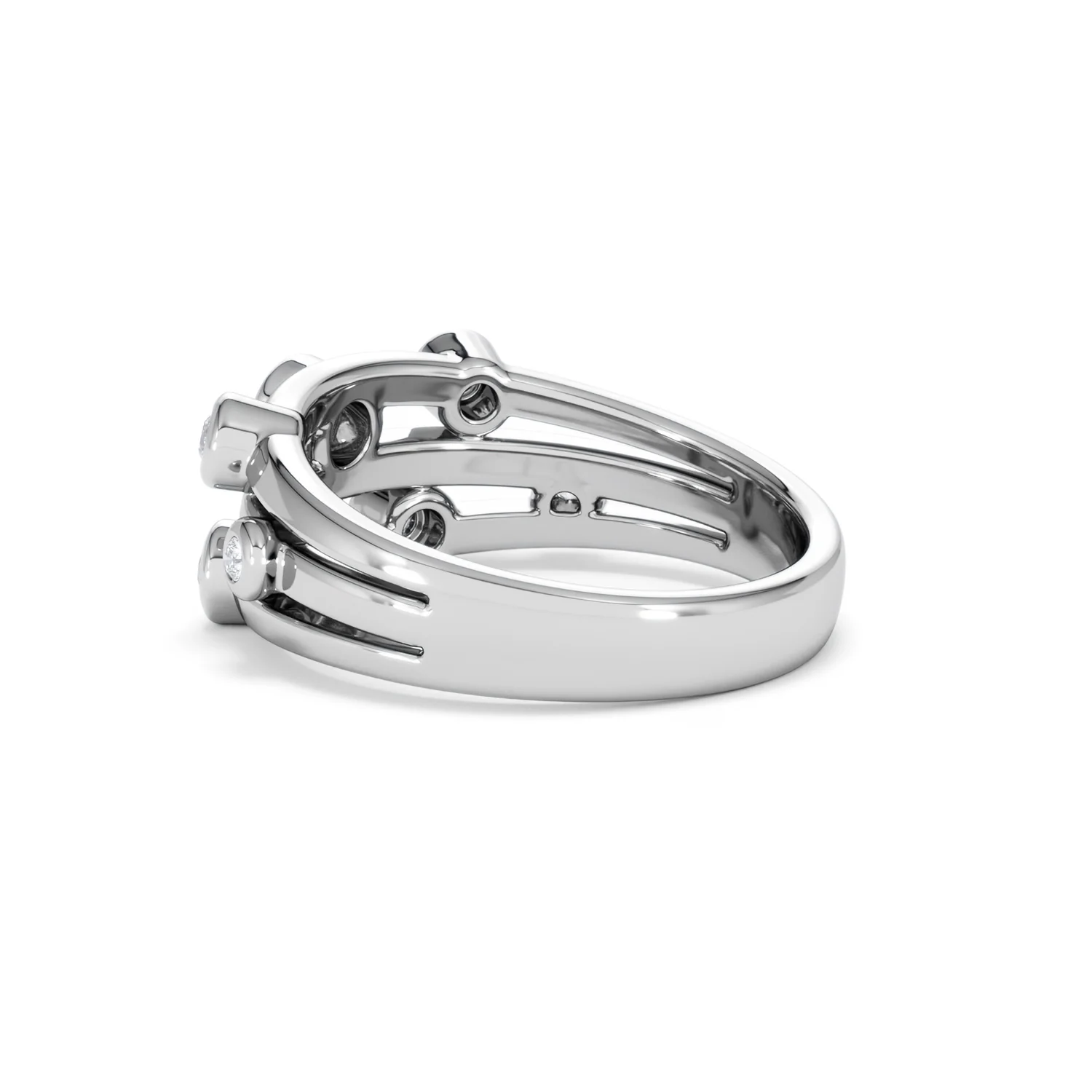 Lab Diamond Rain Drop Ring 0.25ct in 925 Silver - Image 61