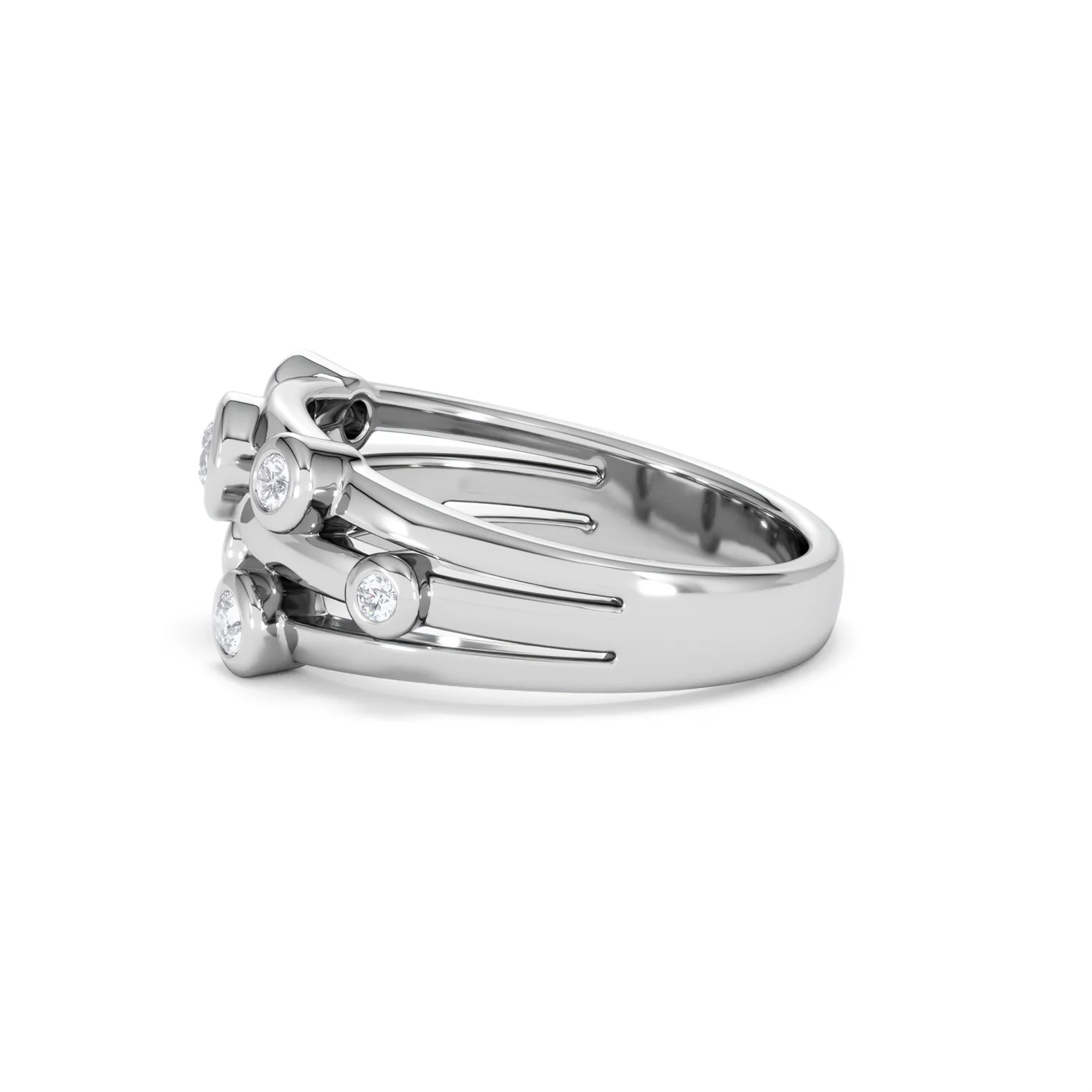 Lab Diamond Rain Drop Ring 0.25ct in 925 Silver - Image 69