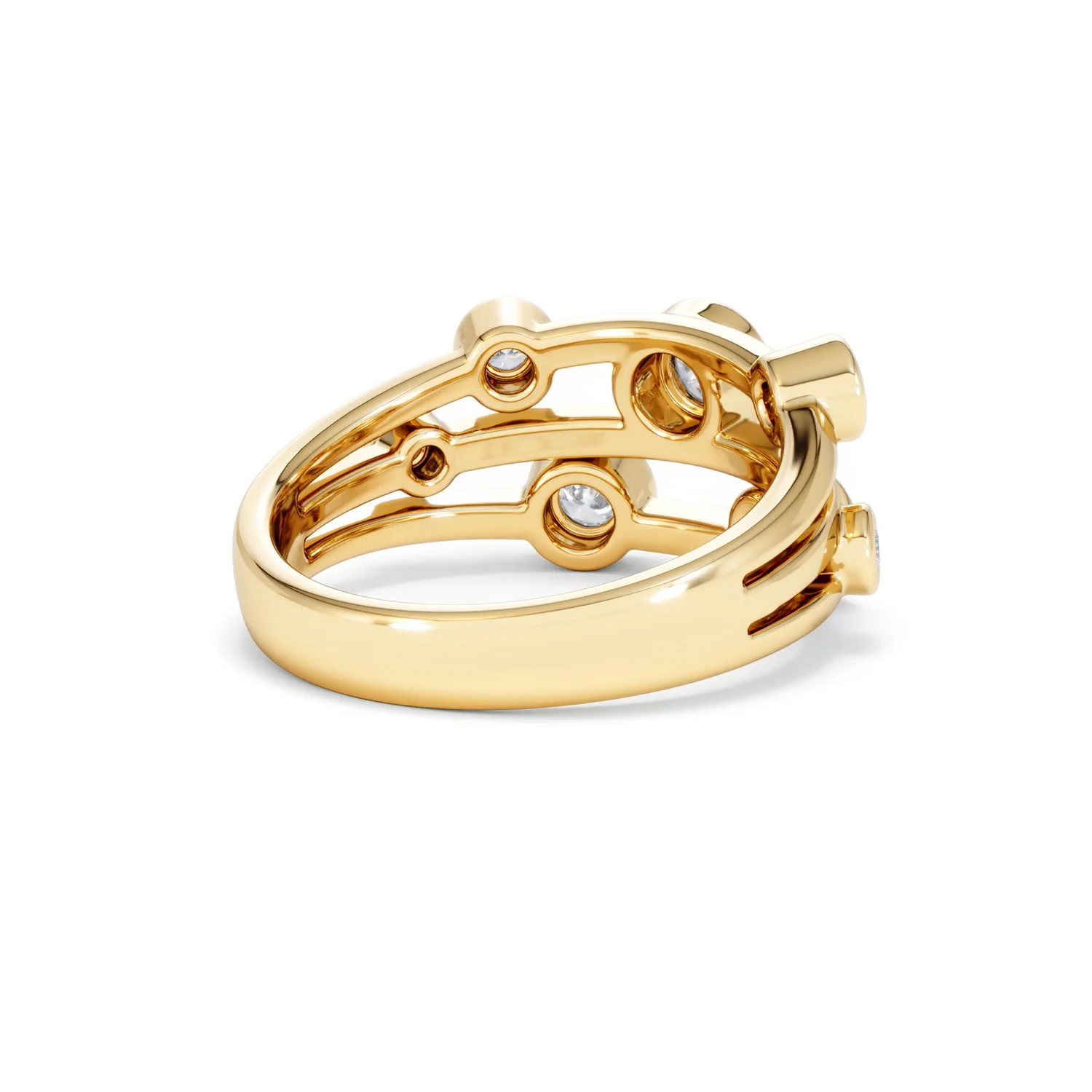 Lab Diamond Rain Drop Ring 0.50ct in 18K Gold Vermeil - Image 42
