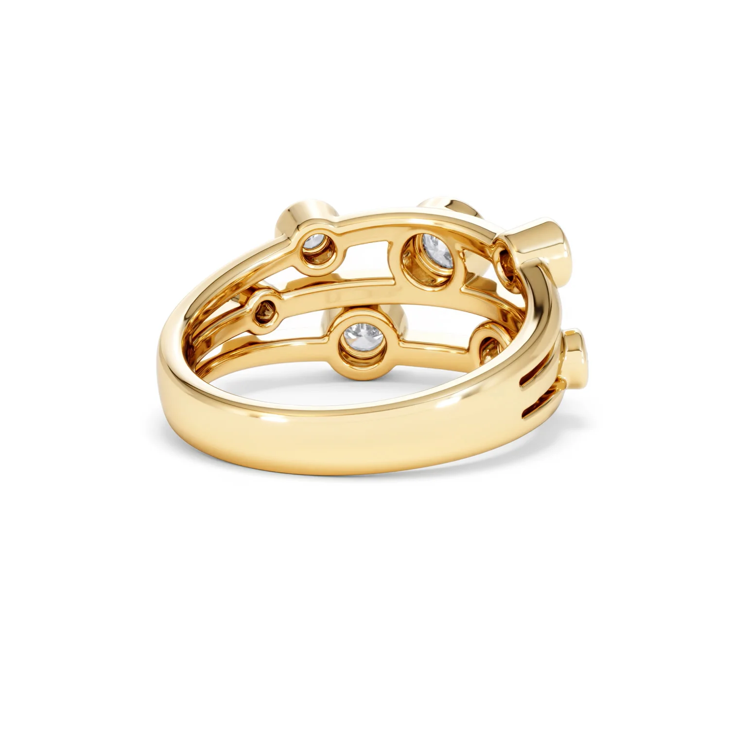 Lab Diamond Rain Drop Ring 0.50ct in 18K Gold Vermeil - Image 44