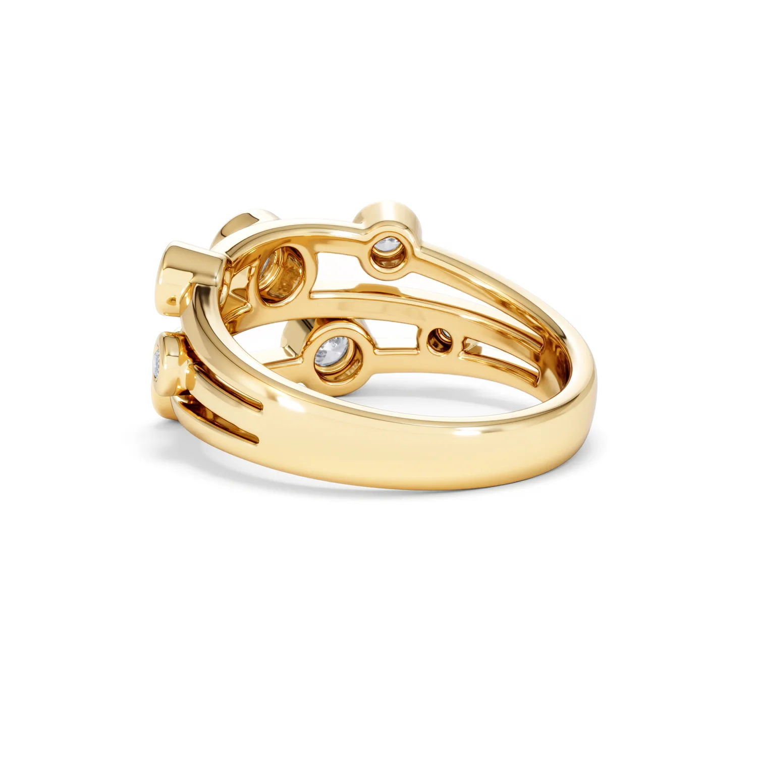 Lab Diamond Rain Drop Ring 0.50ct in 18K Gold Vermeil - Image 59