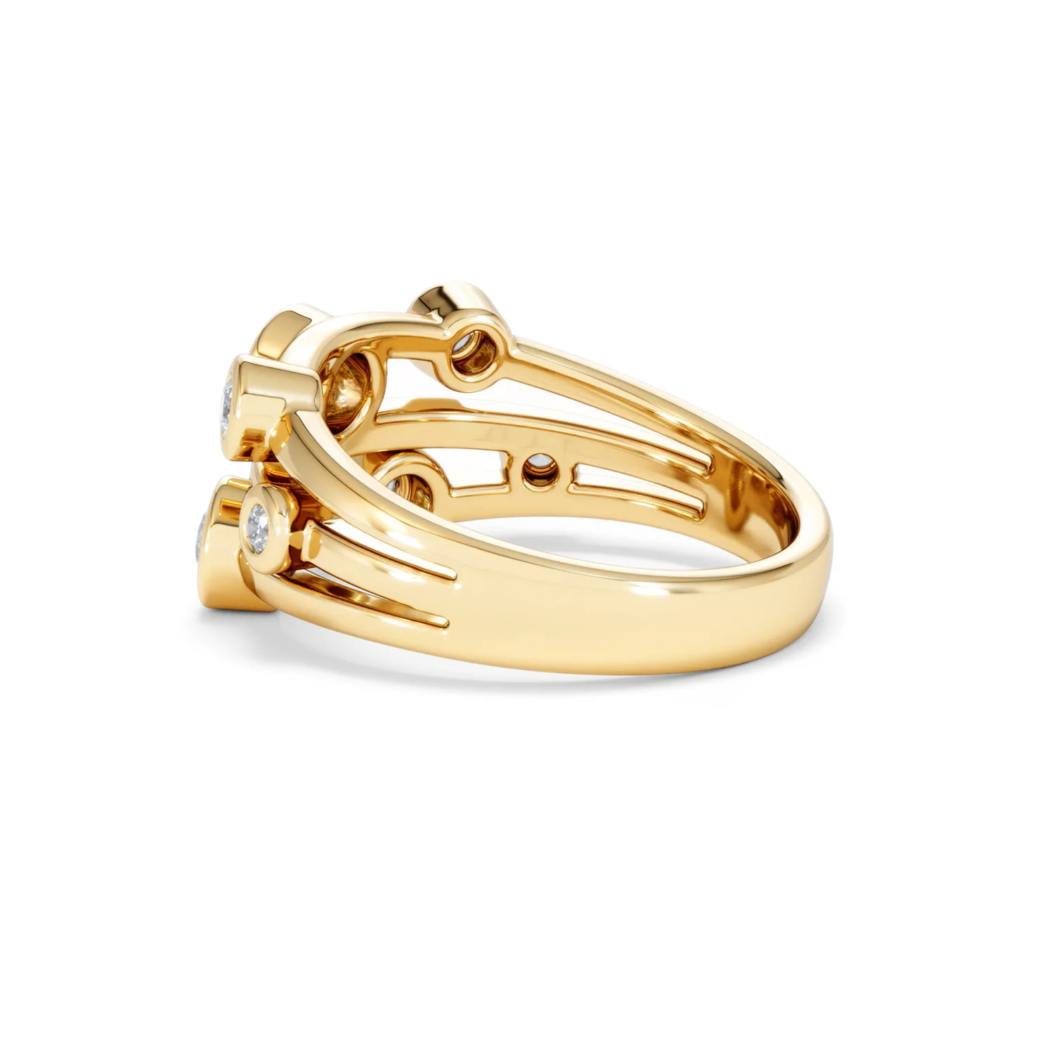 Lab Diamond Rain Drop Ring 0.50ct in 18K Gold Vermeil - Image 63