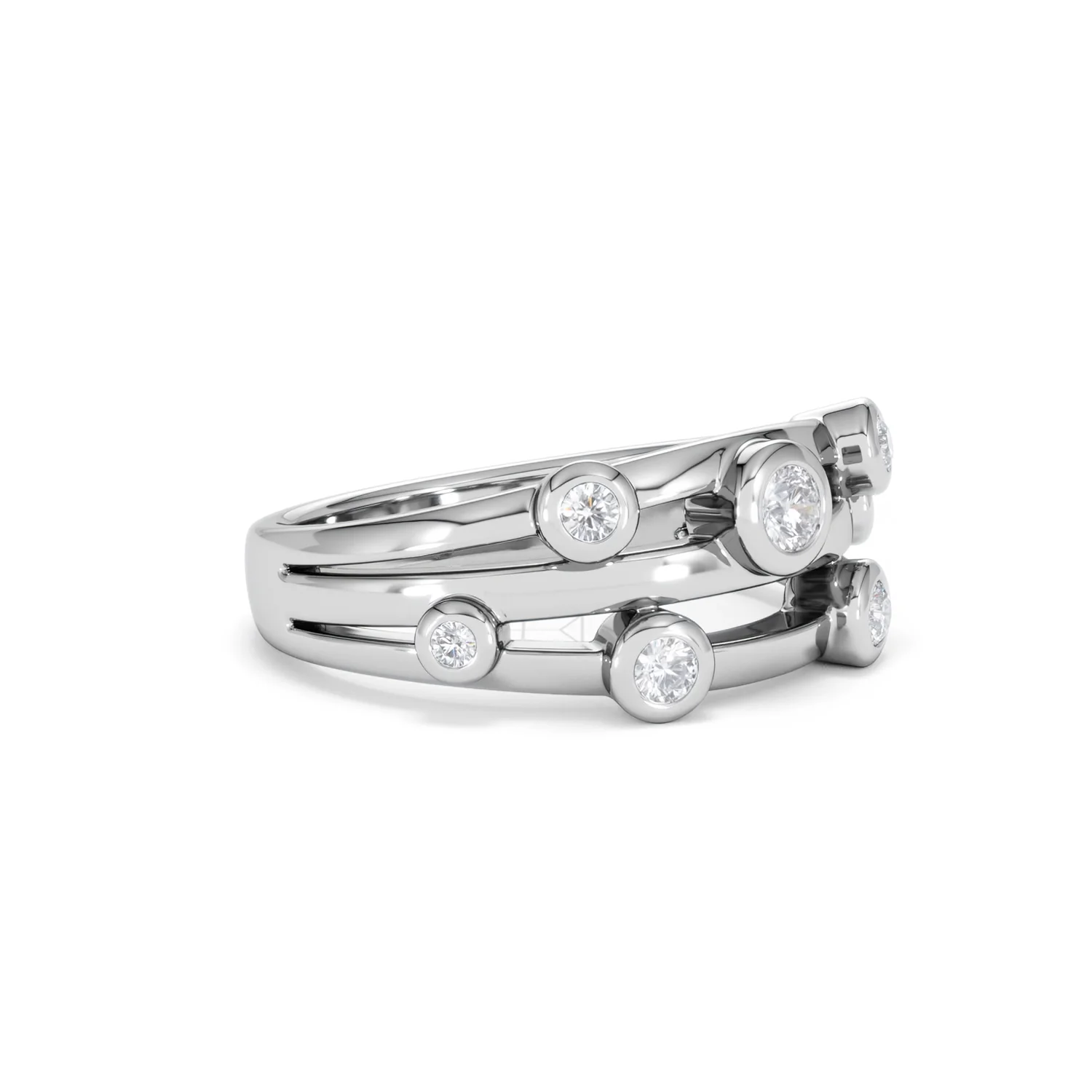Lab Diamond Rain Drop Ring 0.50ct in 925 Silver - Image 19
