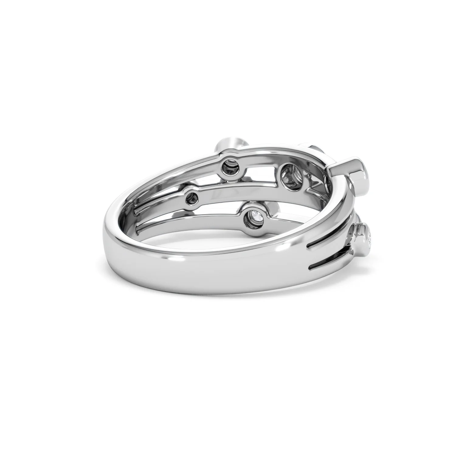 Lab Diamond Rain Drop Ring 0.50ct in 925 Silver - Image 40