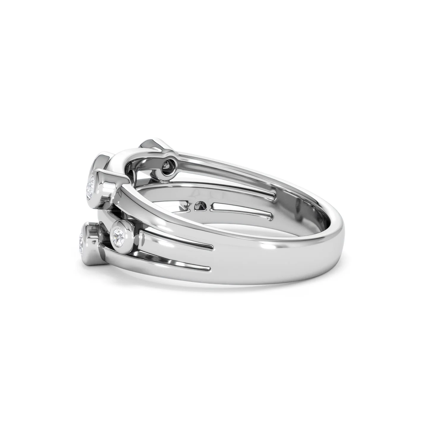 Lab Diamond Rain Drop Ring 0.50ct in 925 Silver - Image 65