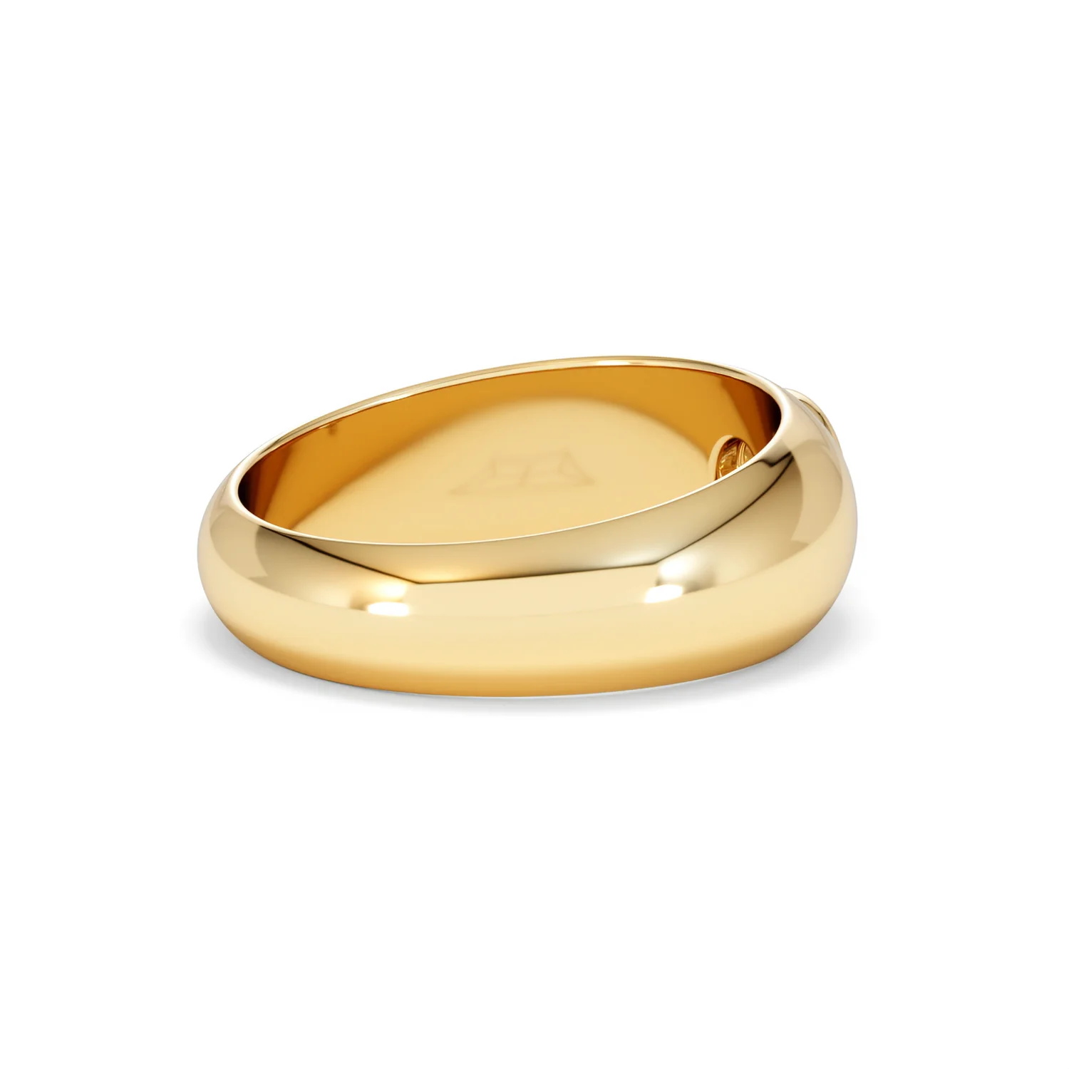 Lab Diamond Signet Ring 0.25ct in 18K Gold Vermeil H/SI - Image 37