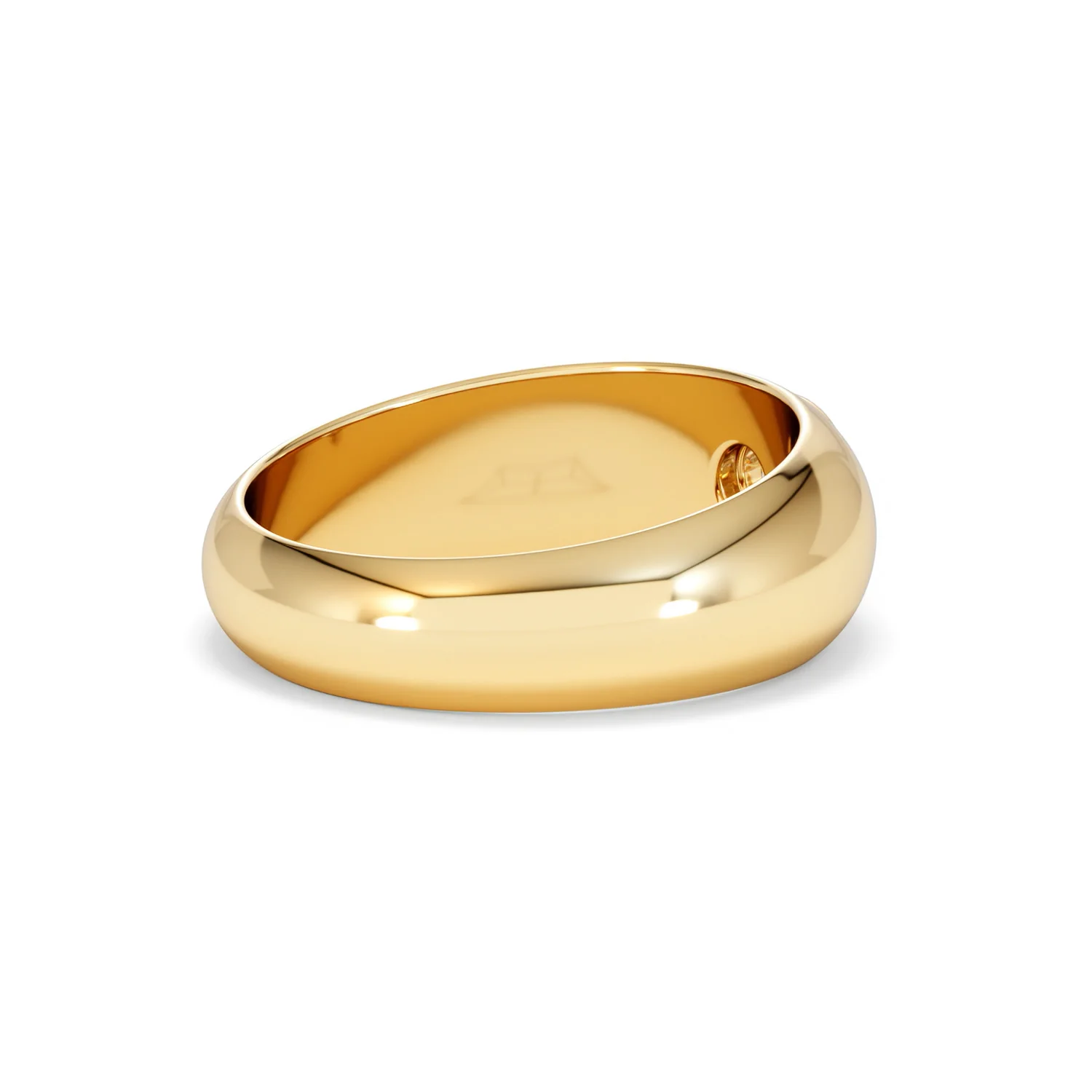 Lab Diamond Signet Ring 0.25ct in 18K Gold Vermeil H/SI - Image 38