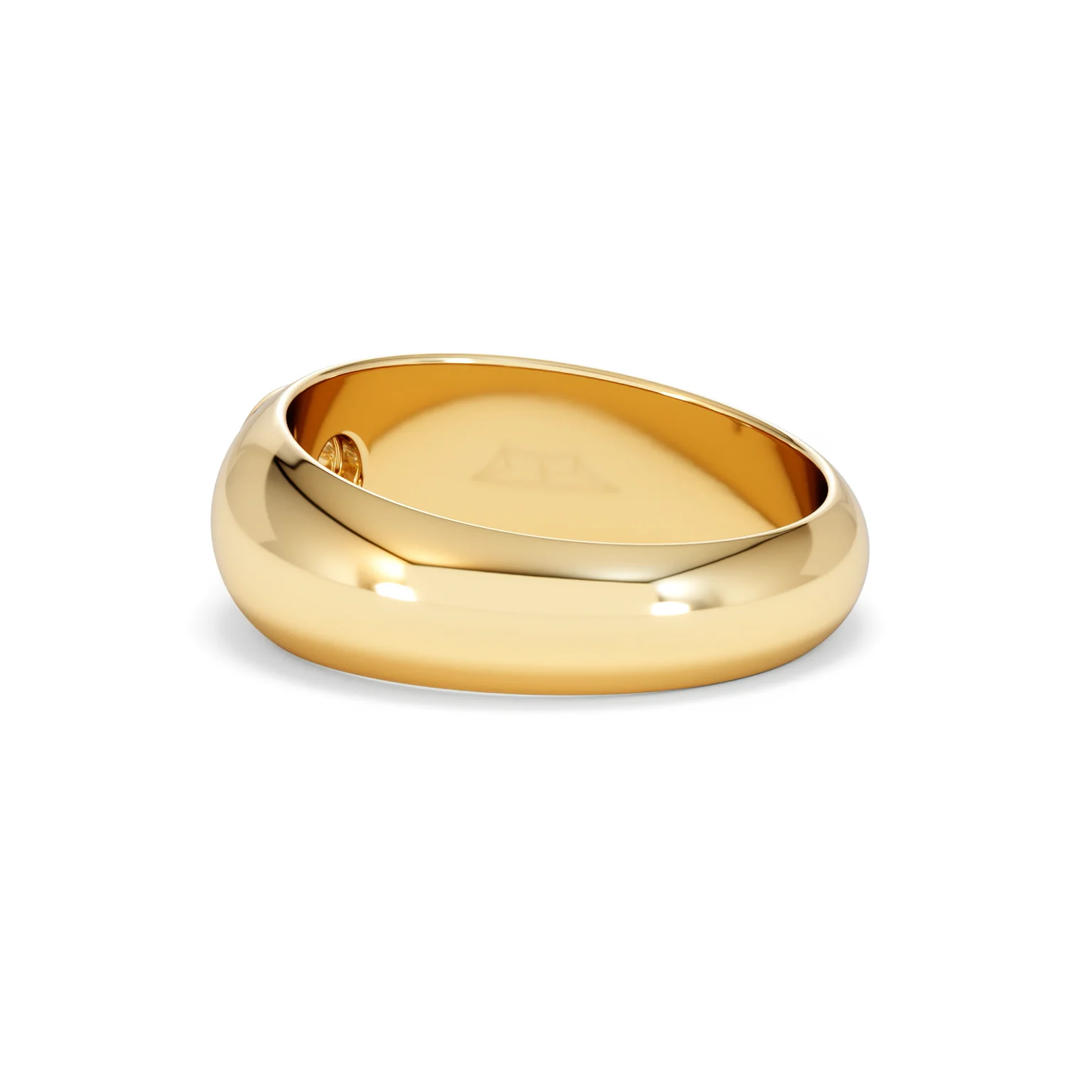 Lab Diamond Signet Ring 0.25ct in 18K Gold Vermeil H/SI - Image 62