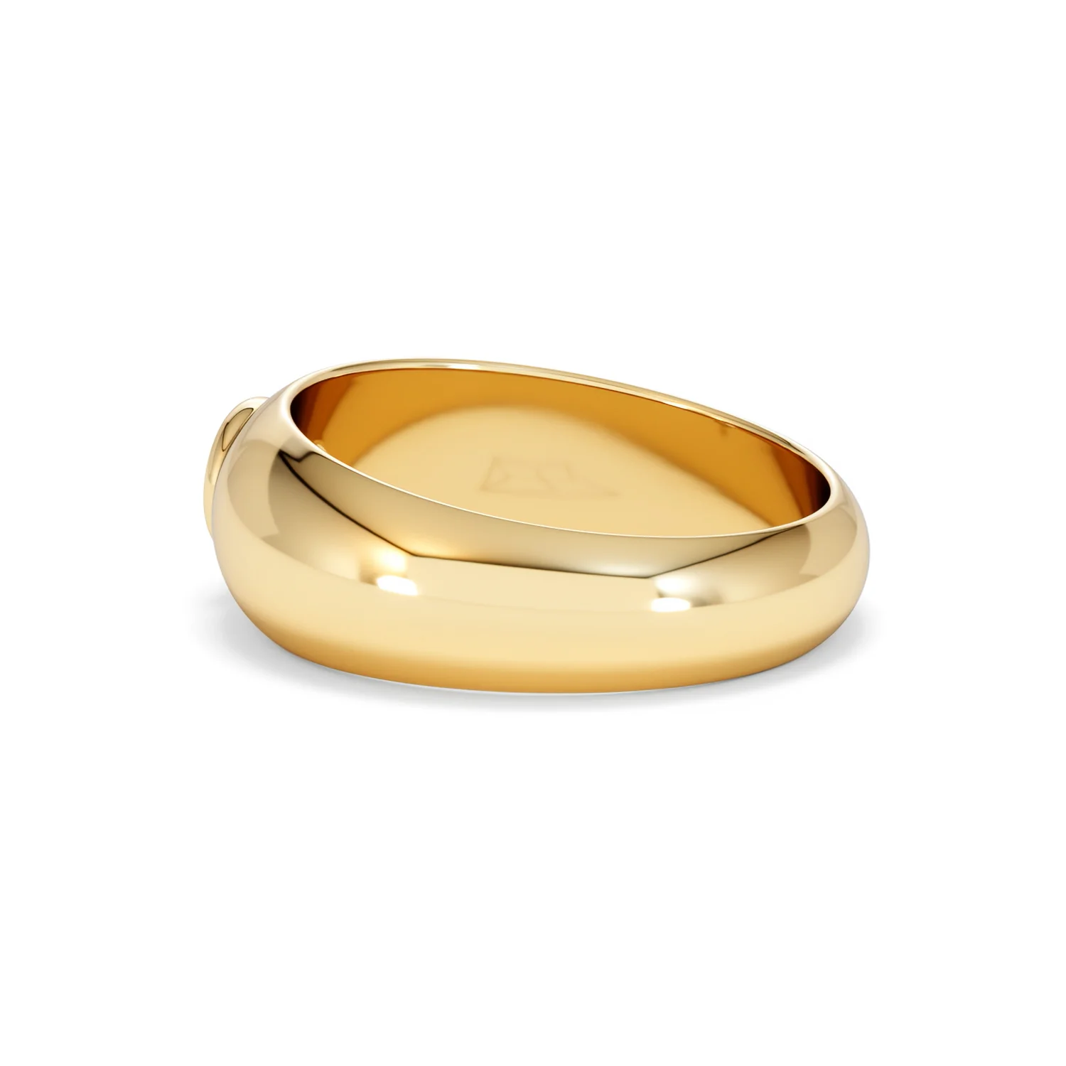 Lab Diamond Signet Ring 0.25ct in 18K Gold Vermeil H/SI - Image 65