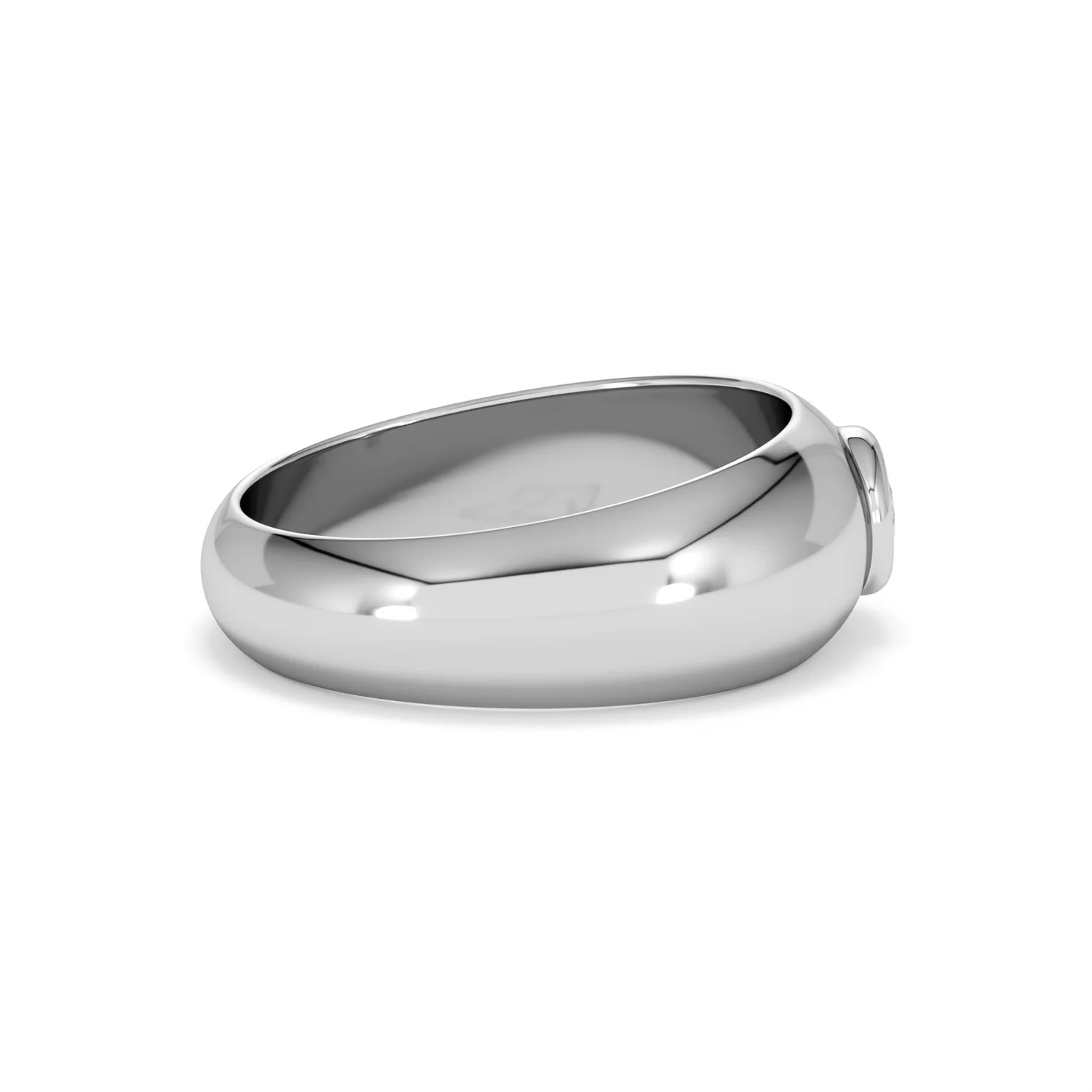 Lab Diamond Signet Ring 0.25ct in 925 Silver H/SI - Image 30