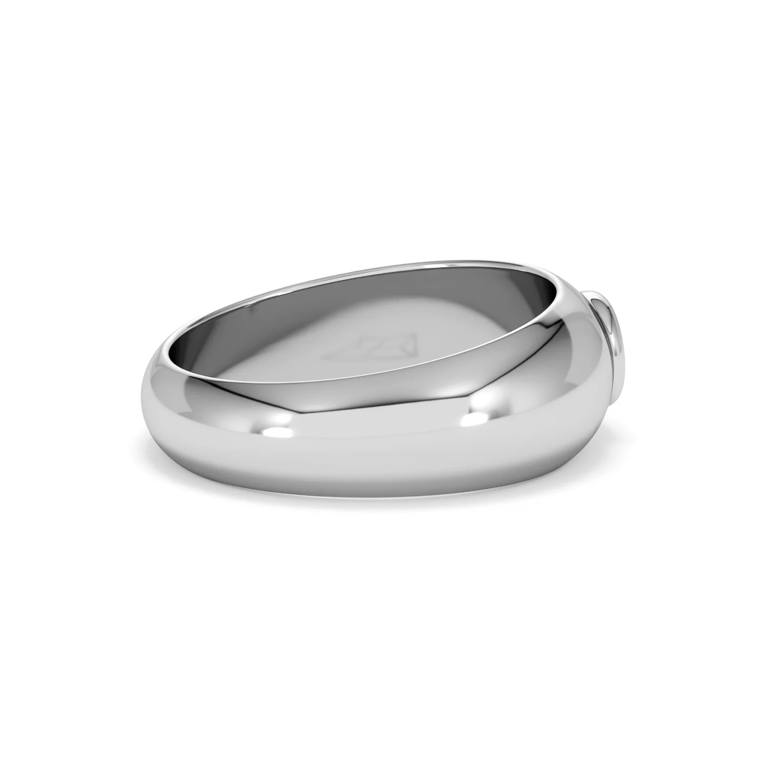 Lab Diamond Signet Ring 0.25ct in 925 Silver H/SI - Image 32
