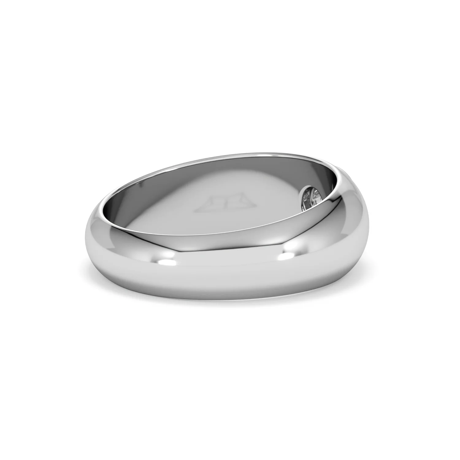 Lab Diamond Signet Ring 0.25ct in 925 Silver H/SI - Image 37