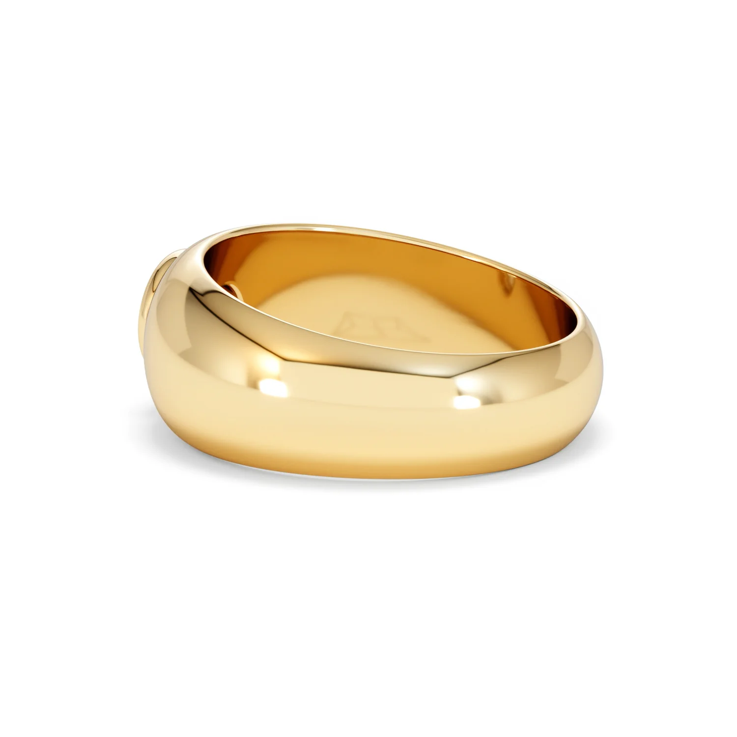 Lab Diamond Signet Ring 0.50ct in 18K Gold Vermeil H/SI - Image 64