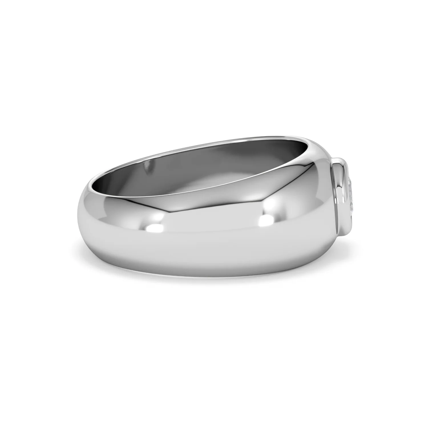 Lab Diamond Signet Ring 0.50ct in 925 Silver H/SI - Image 28