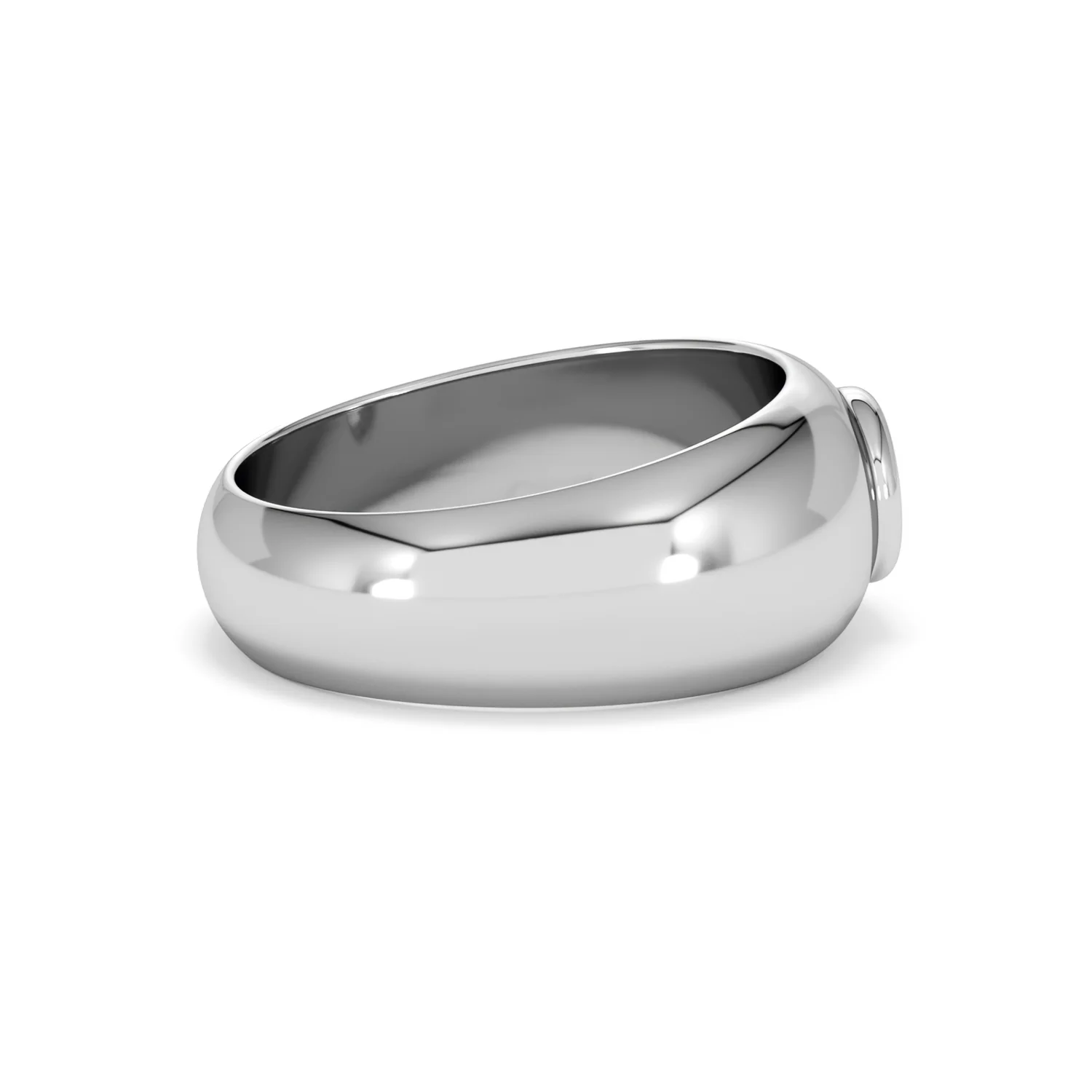 Lab Diamond Signet Ring 0.50ct in 925 Silver H/SI - Image 31