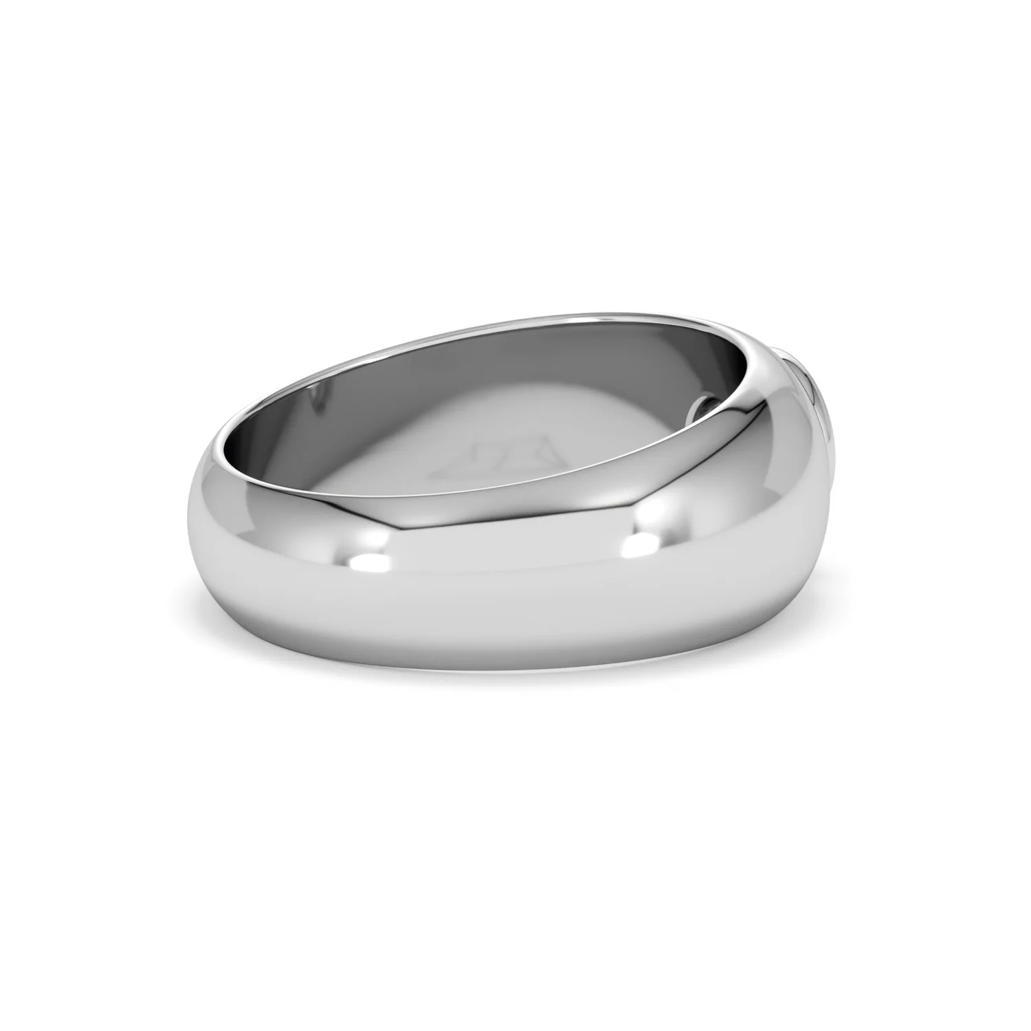 Lab Diamond Signet Ring 0.50ct in 925 Silver H/SI - Image 35