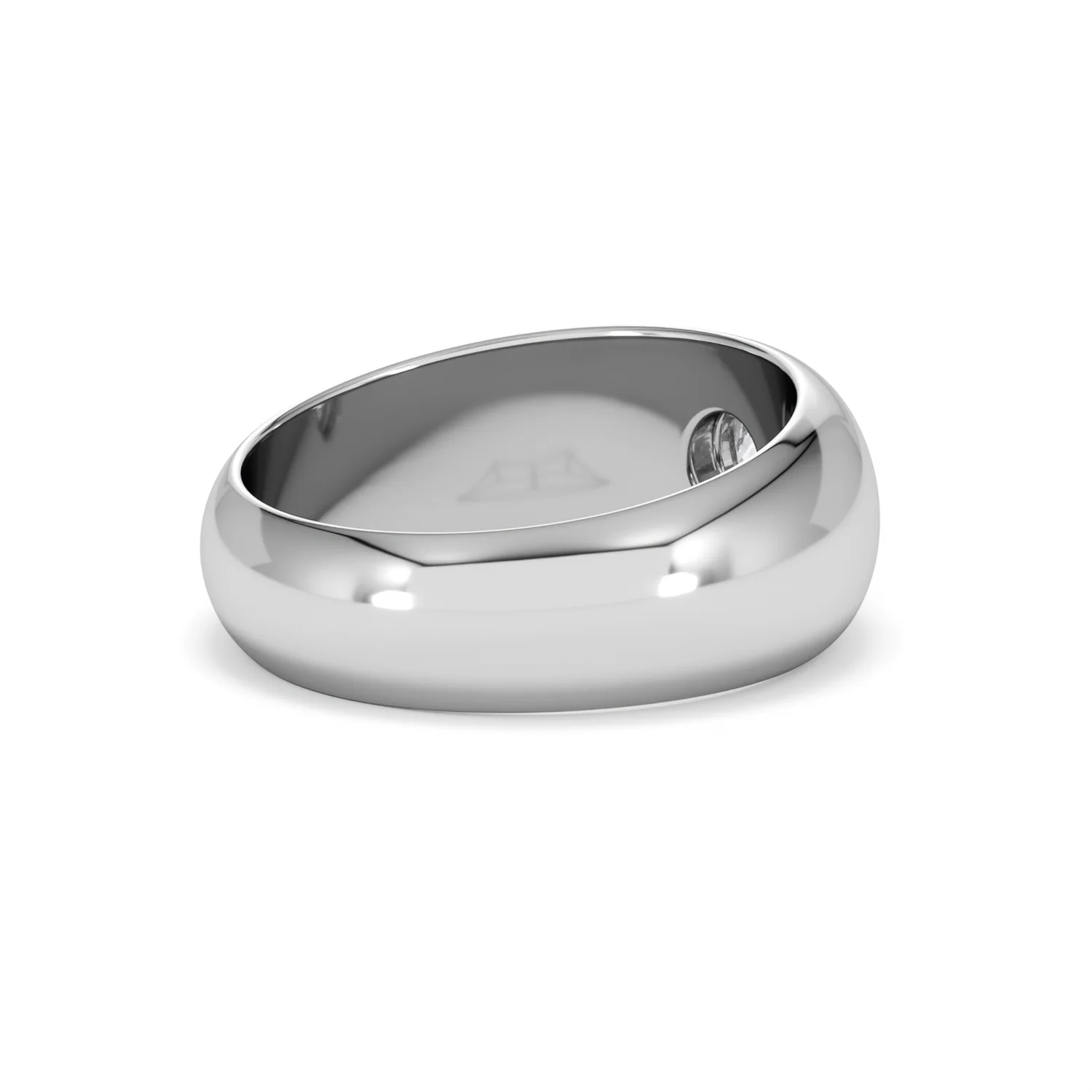 Lab Diamond Signet Ring 0.50ct in 925 Silver H/SI - Image 38
