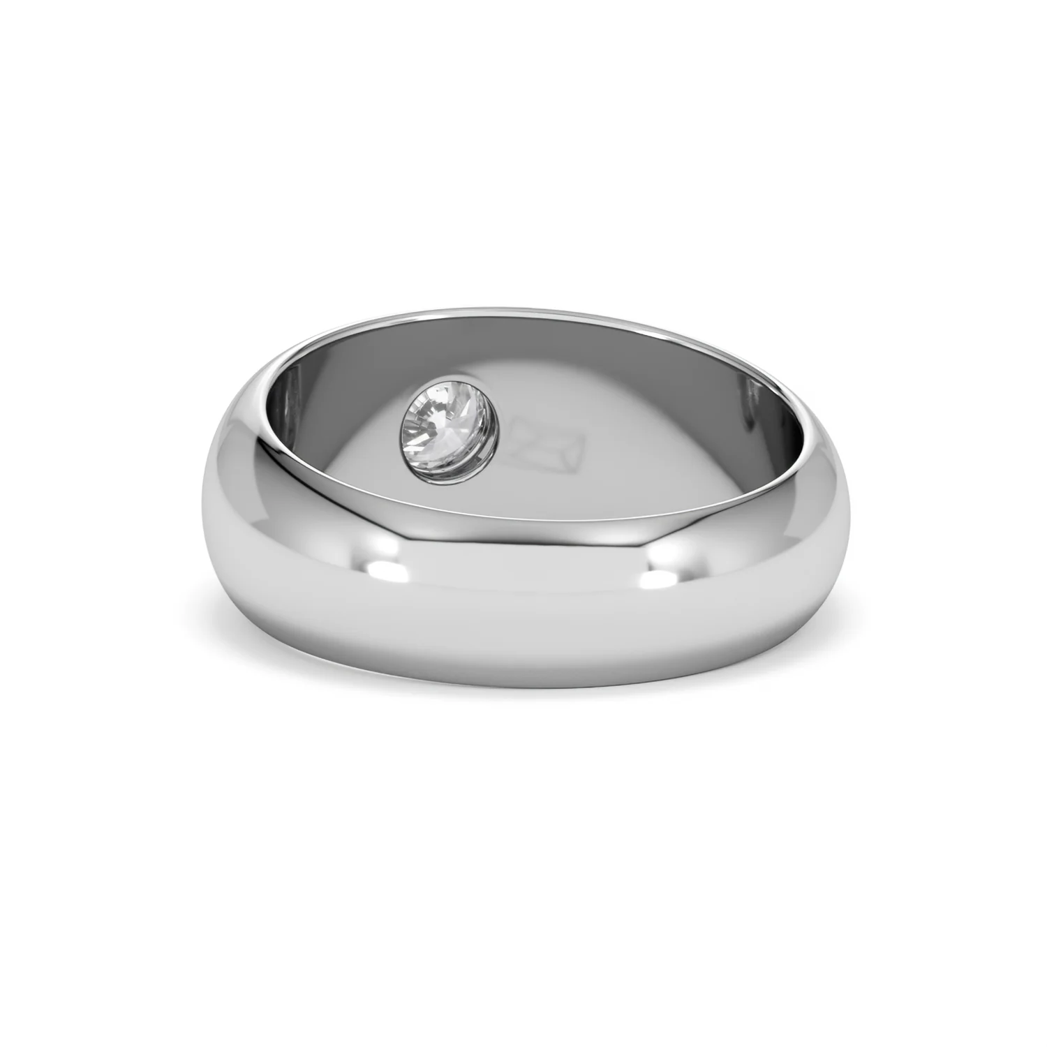 Lab Diamond Signet Ring 0.50ct in 925 Silver H/SI - Image 53
