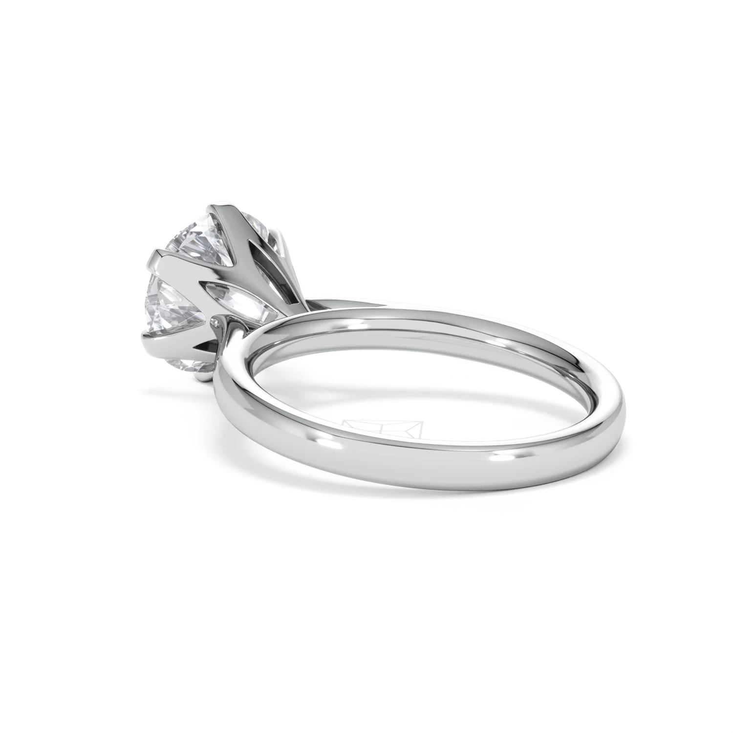 Low Set Chloe 3.00ct Lab Diamond Round Cut Engagement Ring in 18K White Gold G/VS1 - Image 59