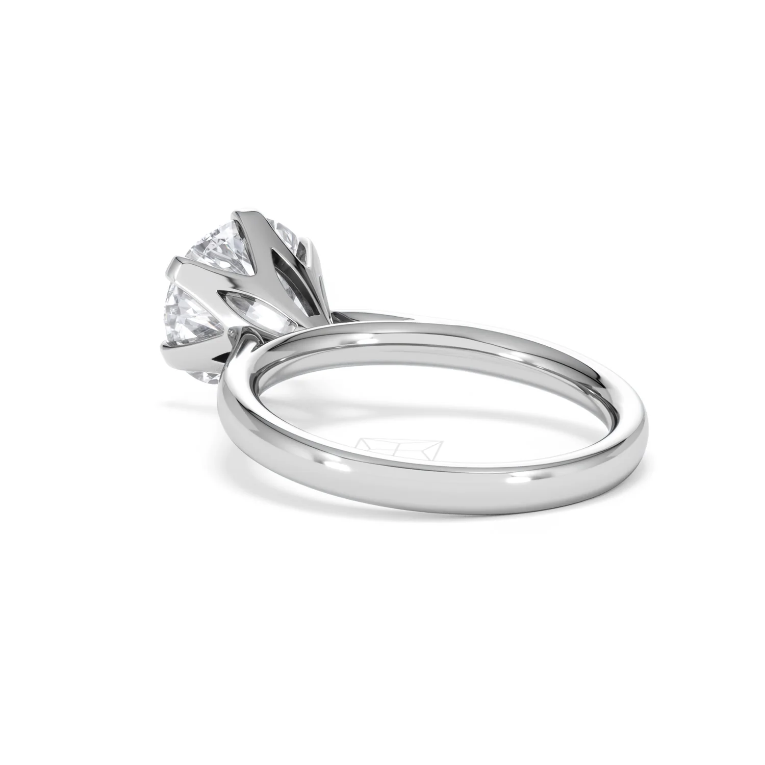 Low Set Chloe 3.00ct Lab Diamond Round Cut Engagement Ring in Platinum G/VS1 - Image 56