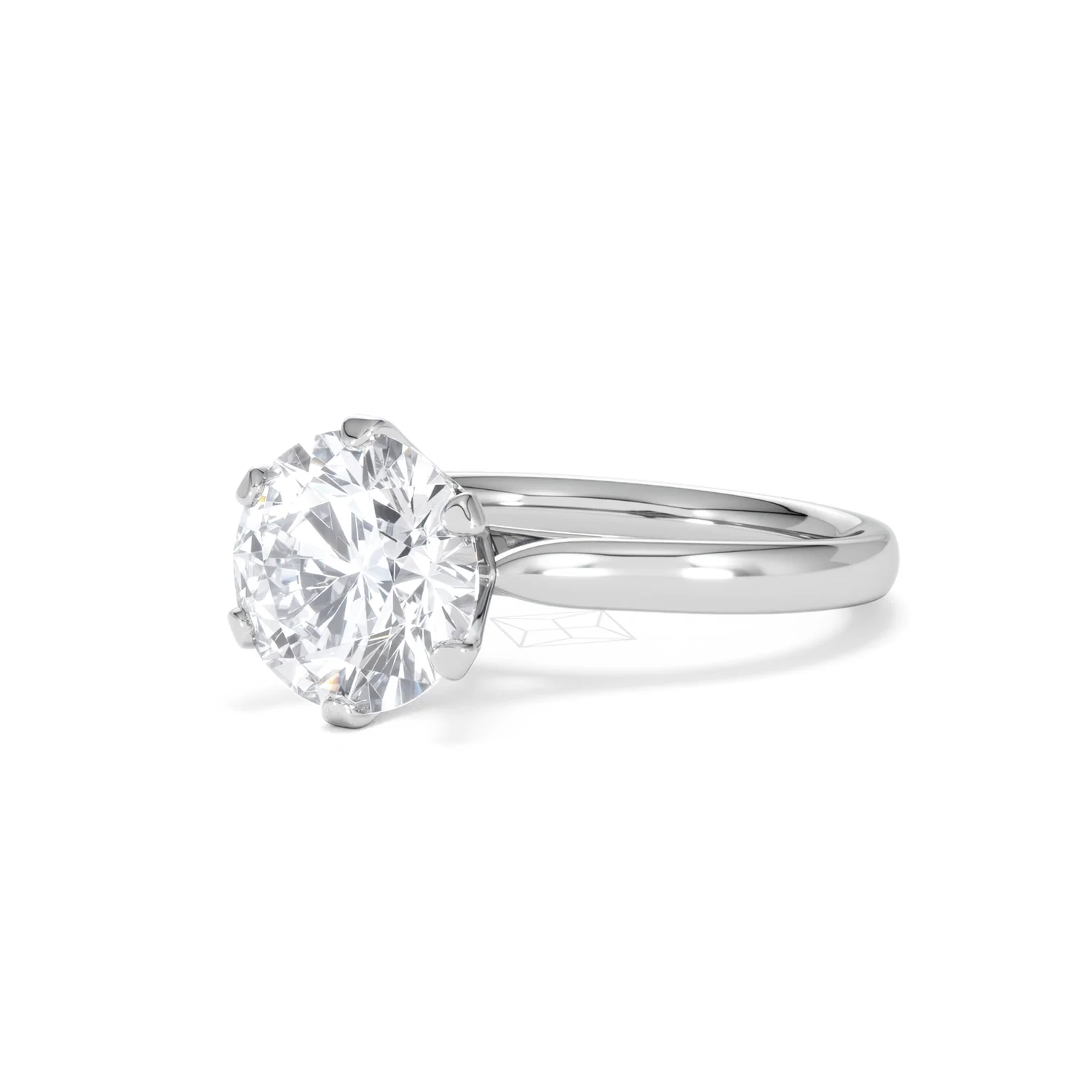 Low Set Chloe 3.00ct Lab Diamond Round Cut Engagement Ring in Platinum G/VS1 - Image 81
