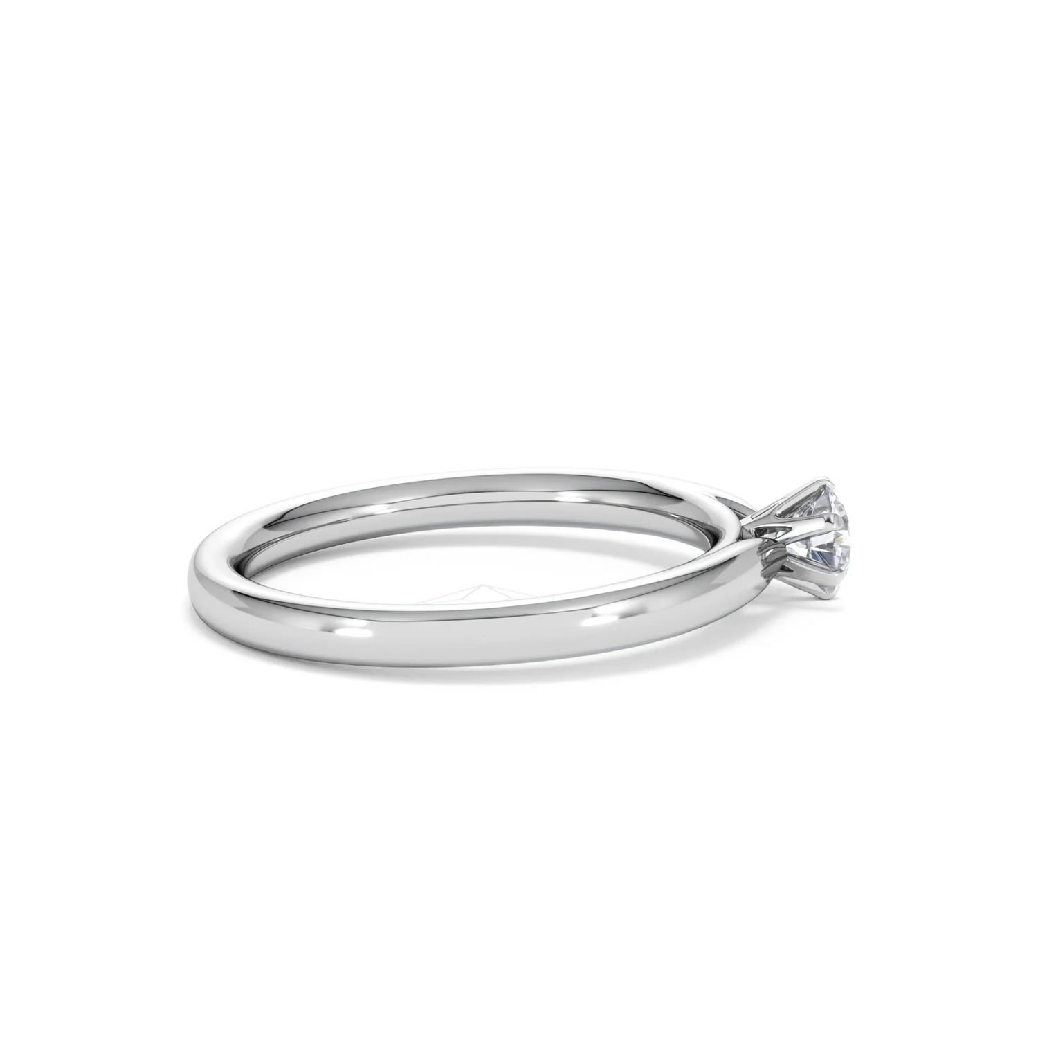 Low Set Chloe Lab Diamond Engagement Ring 0.25CT F/VS1 18K White Gold - Image 29