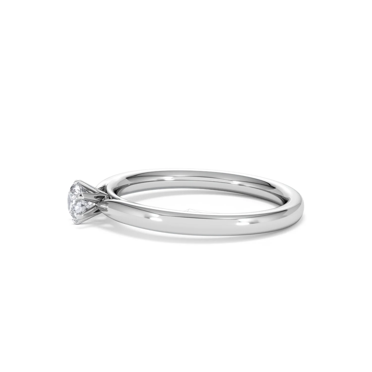 Low Set Chloe Lab Diamond Engagement Ring 0.25CT F/VS1 18K White Gold - Image 71