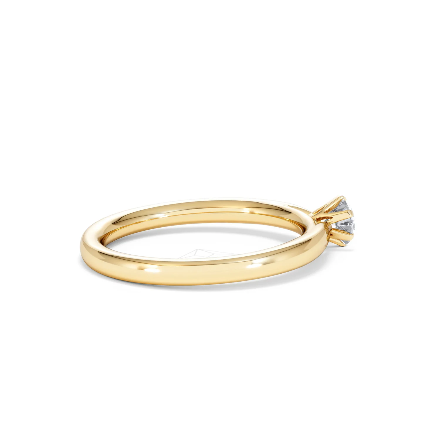 Low Set Chloe Lab Diamond Engagement Ring 0.25CT G/VS1 18K Gold - Image 32