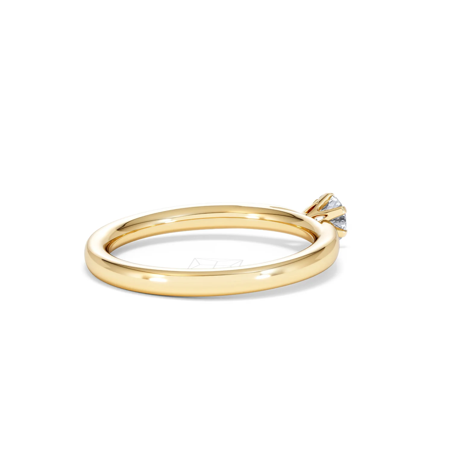 Low Set Chloe Lab Diamond Engagement Ring 0.25CT G/VS1 18K Gold - Image 36