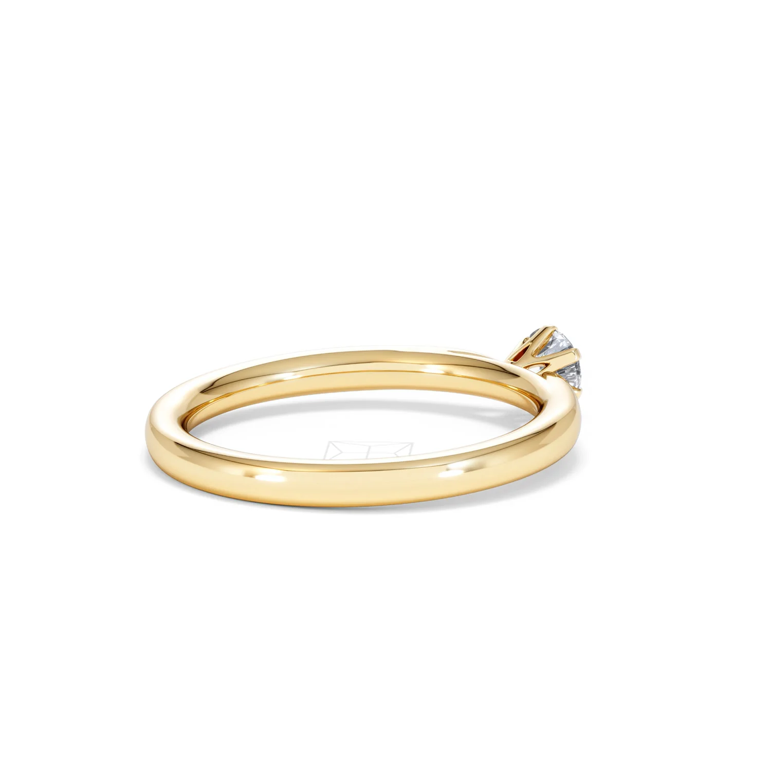 Low Set Chloe Lab Diamond Engagement Ring 0.25CT G/VS1 18K Gold - Image 37