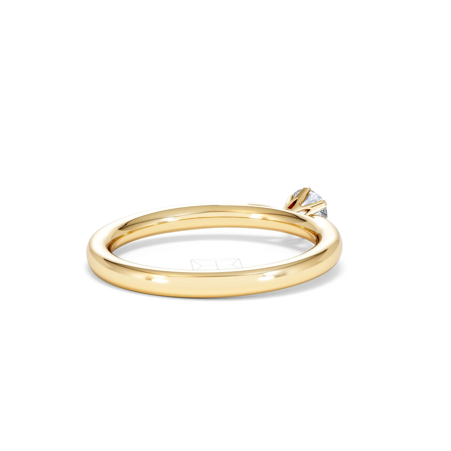 Low Set Chloe Lab Diamond Engagement Ring 0.25CT G/VS1 18K Gold - Image 39