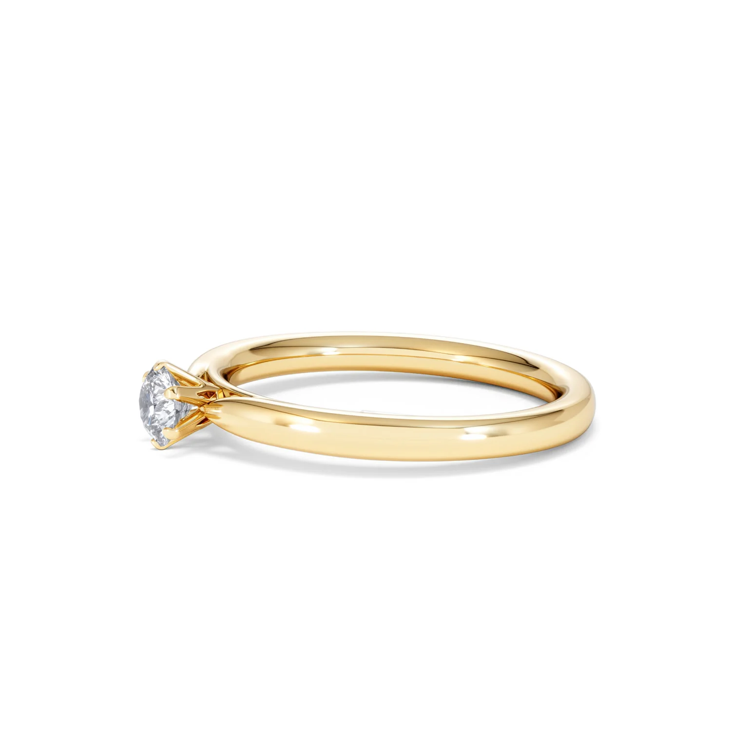 Low Set Chloe Lab Diamond Engagement Ring 0.25CT G/VS1 18K Gold - Image 73