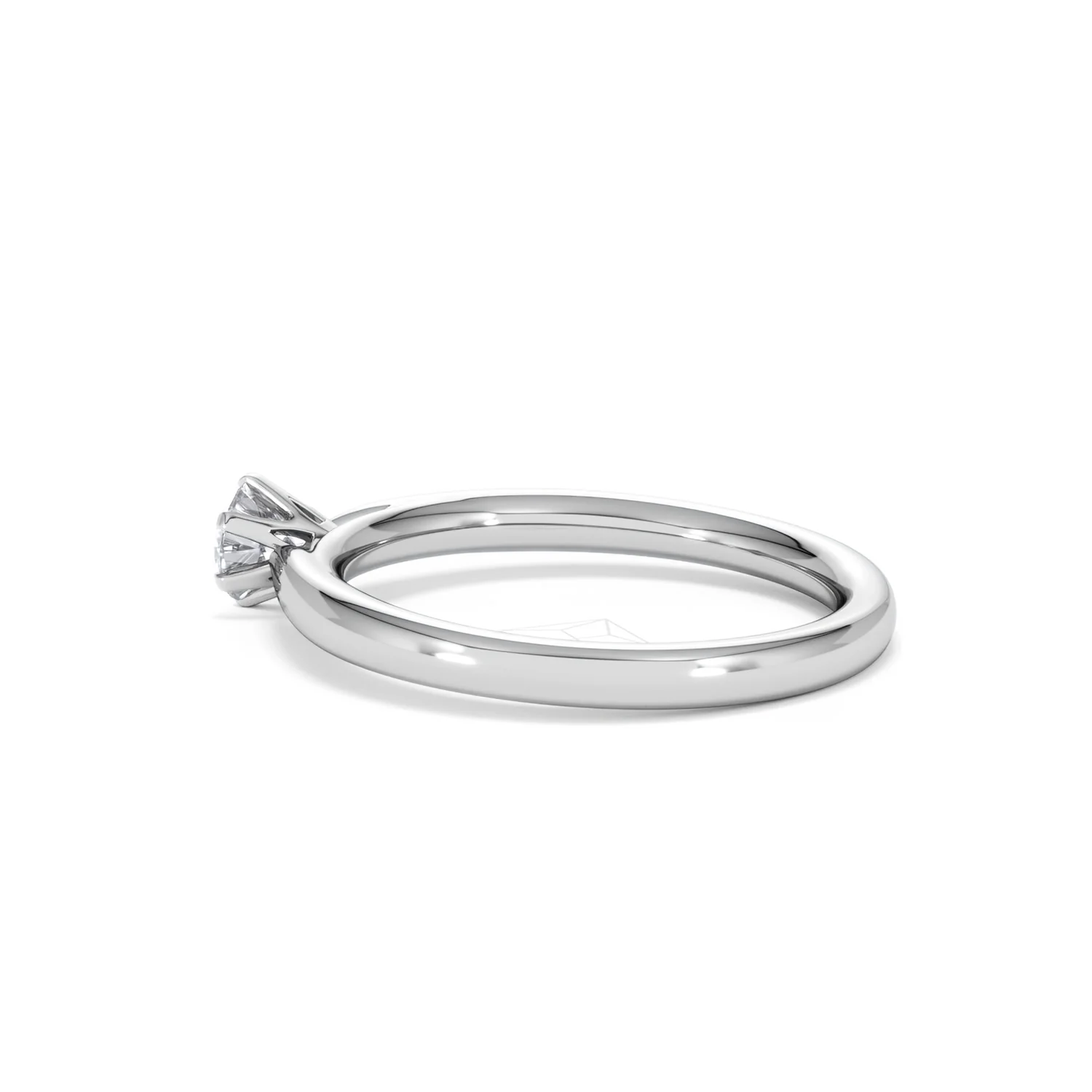 Low Set Chloe Lab Diamond Engagement Ring 0.33CT F/VS1 18K White Gold - Image 63