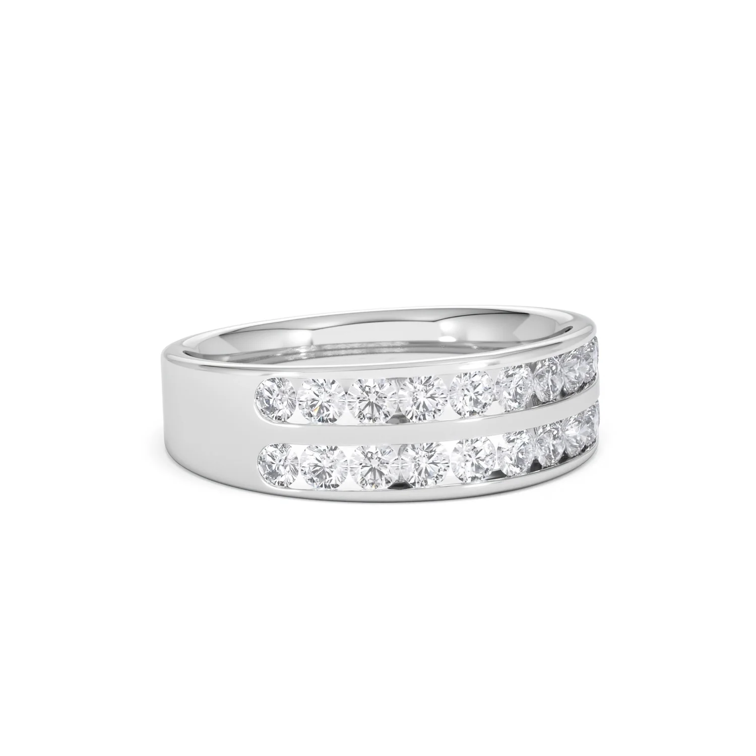 LUCY 18K White Gold Diamond ETERNITY RING 1.00CT G/VS - Image 15