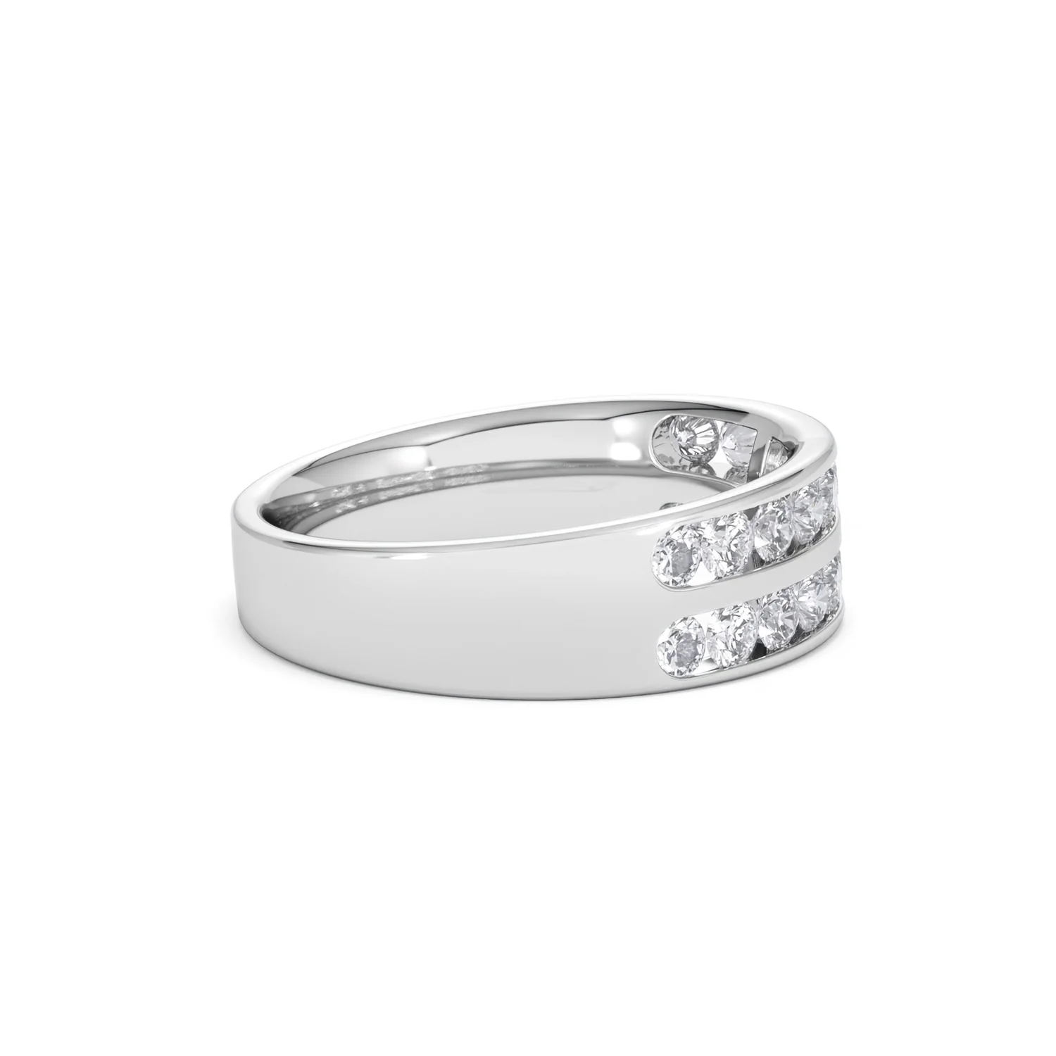 LUCY 18K White Gold Diamond ETERNITY RING 1.00CT G/VS - Image 27