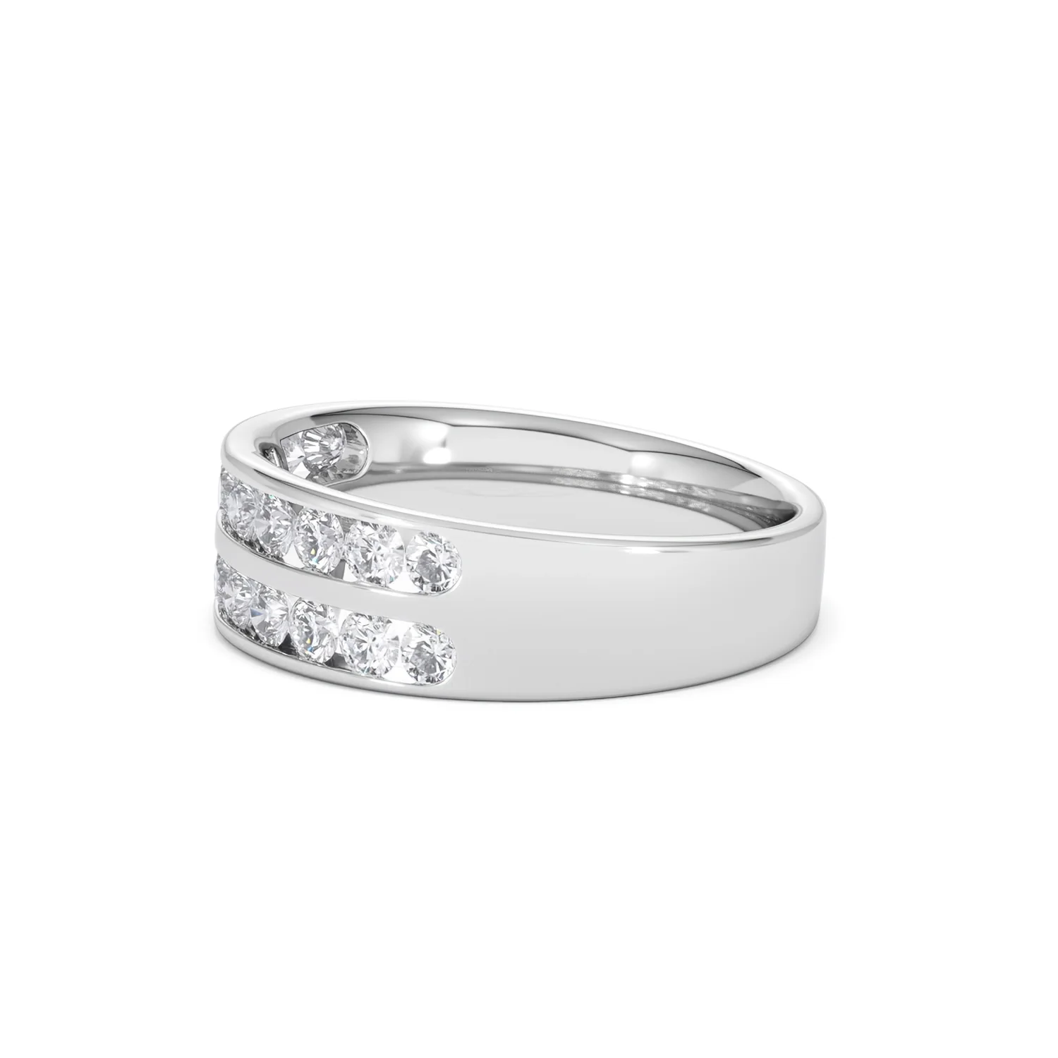 LUCY 18K White Gold Diamond ETERNITY RING 1.00CT G/VS - Image 71