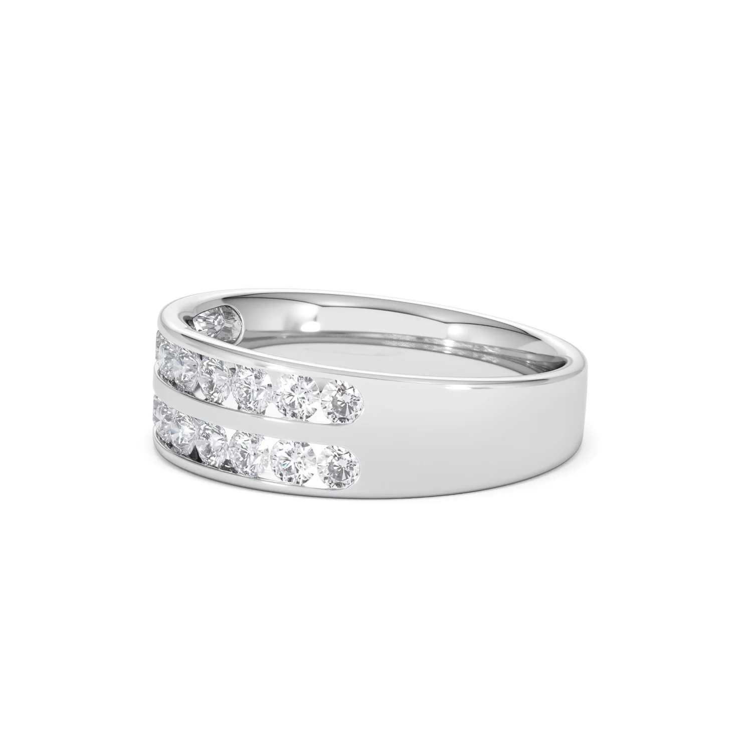 LUCY 18K White Gold Diamond ETERNITY RING 1.00CT G/VS - Image 73