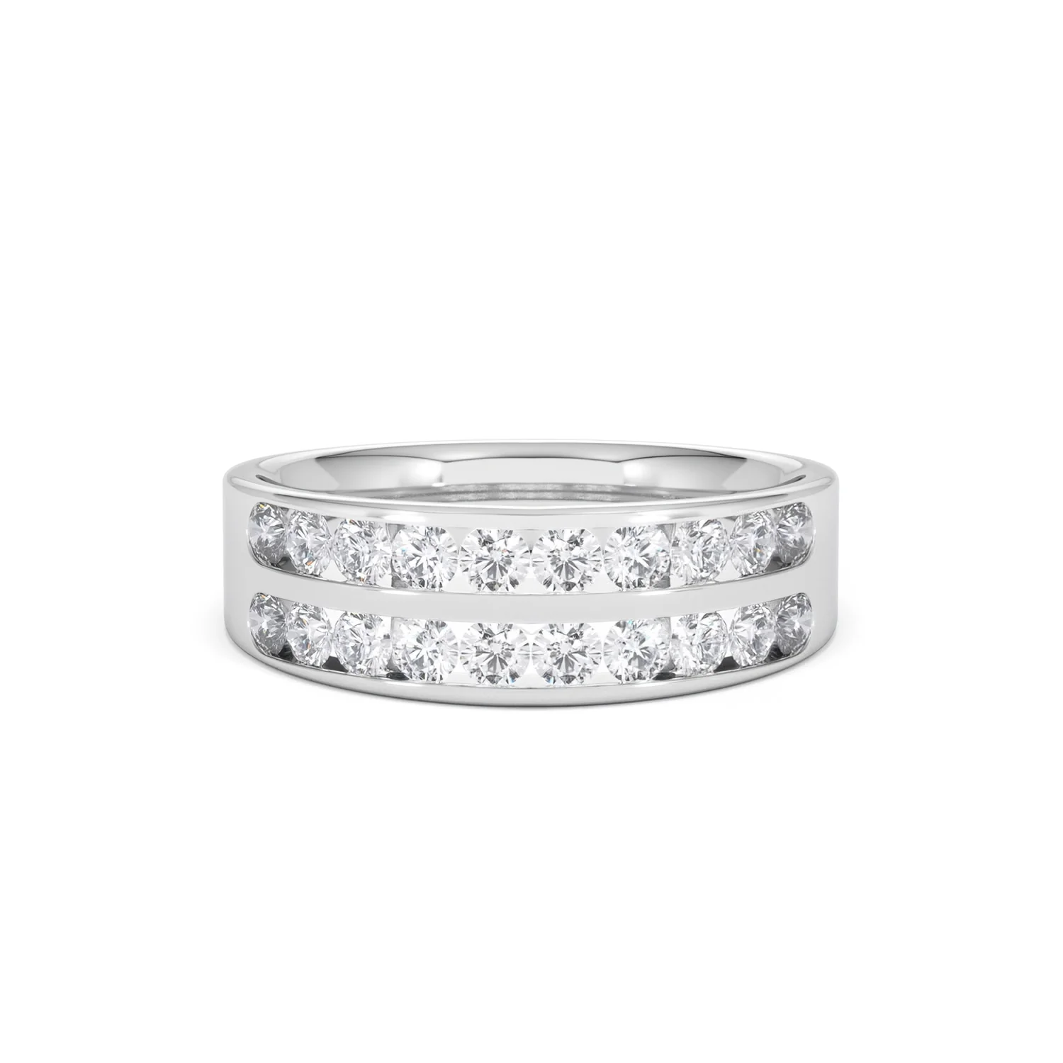 LUCY 18K White Gold Diamond ETERNITY RING 1.00CT G/VS - Image 8