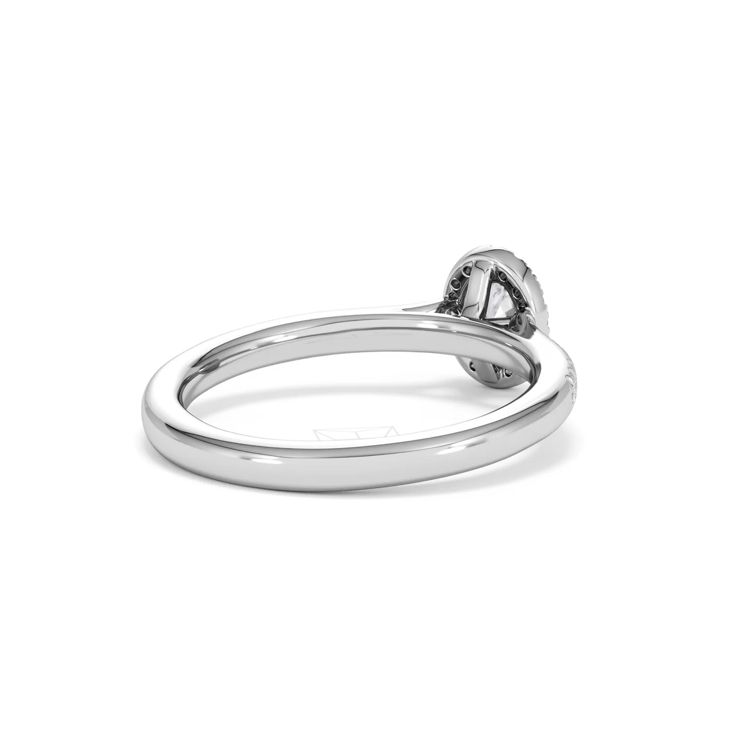 Lumia Oval Cut Lab Diamond Halo Ring 0.50ct F/VS in 925 Silver - Image 42