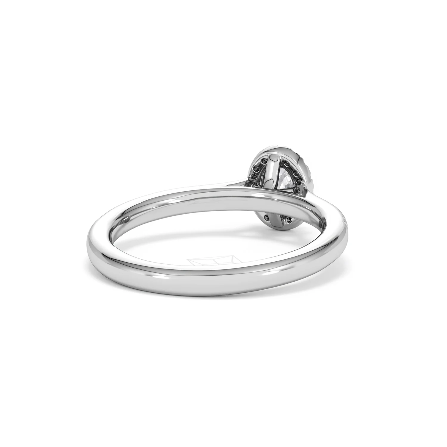 Lumia Oval Cut Lab Diamond Halo Ring 0.50ct F/VS in 925 Silver - Image 44