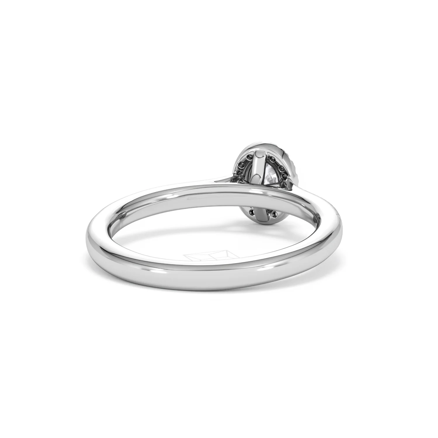 Lumia Oval Cut Lab Diamond Halo Ring 0.50ct F/VS in 925 Silver - Image 45