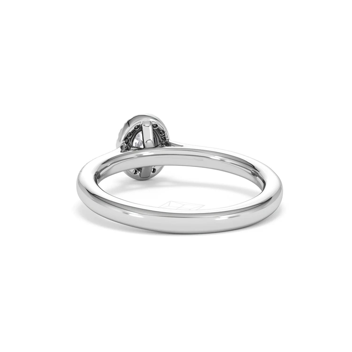 Lumia Oval Cut Lab Diamond Halo Ring 0.50ct F/VS in 925 Silver - Image 54